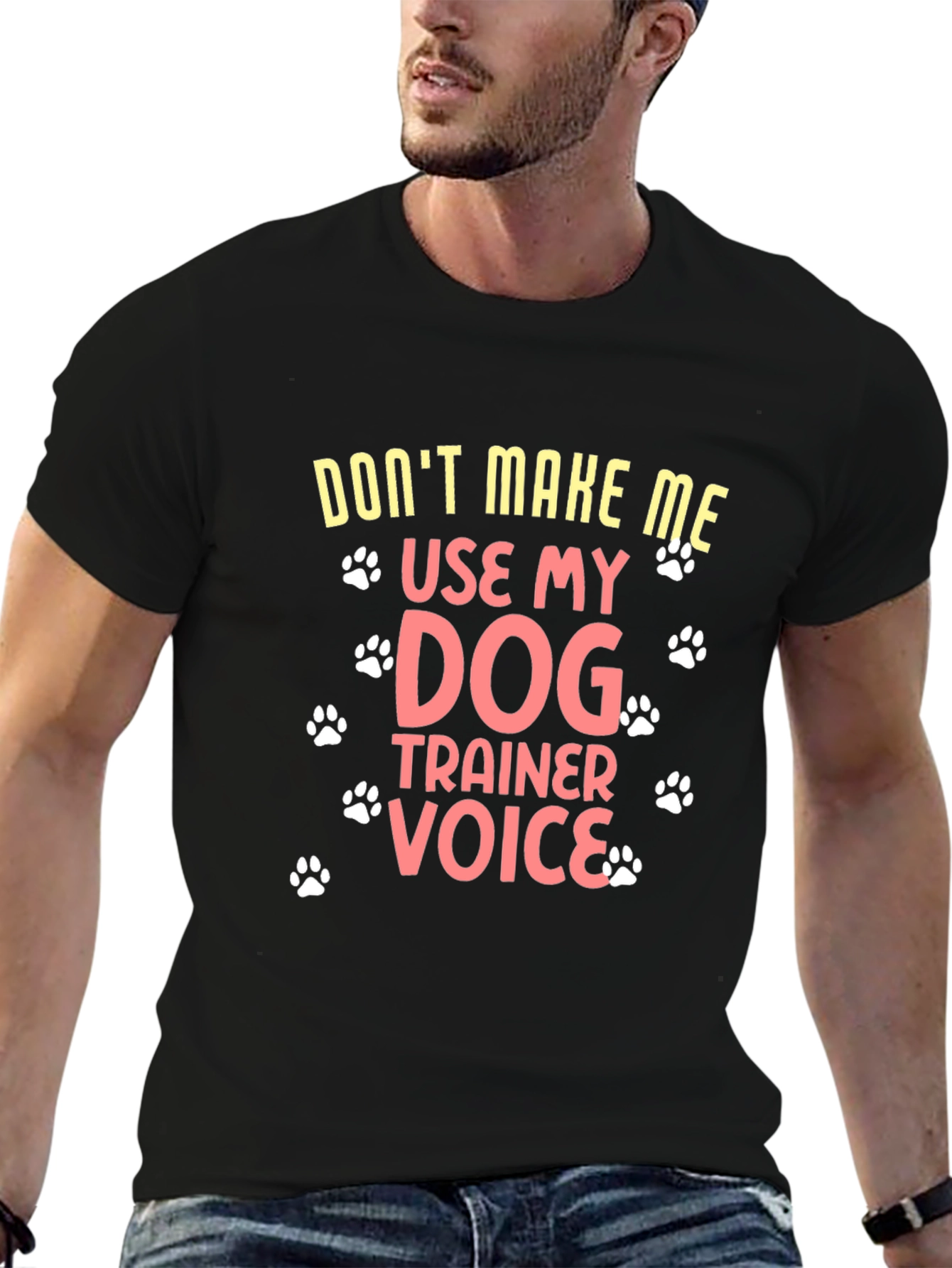 Dog Trainer Voice Graphic T-Shirt