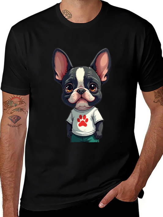 Dog Paw Graphic Tee: Cute & Stylish