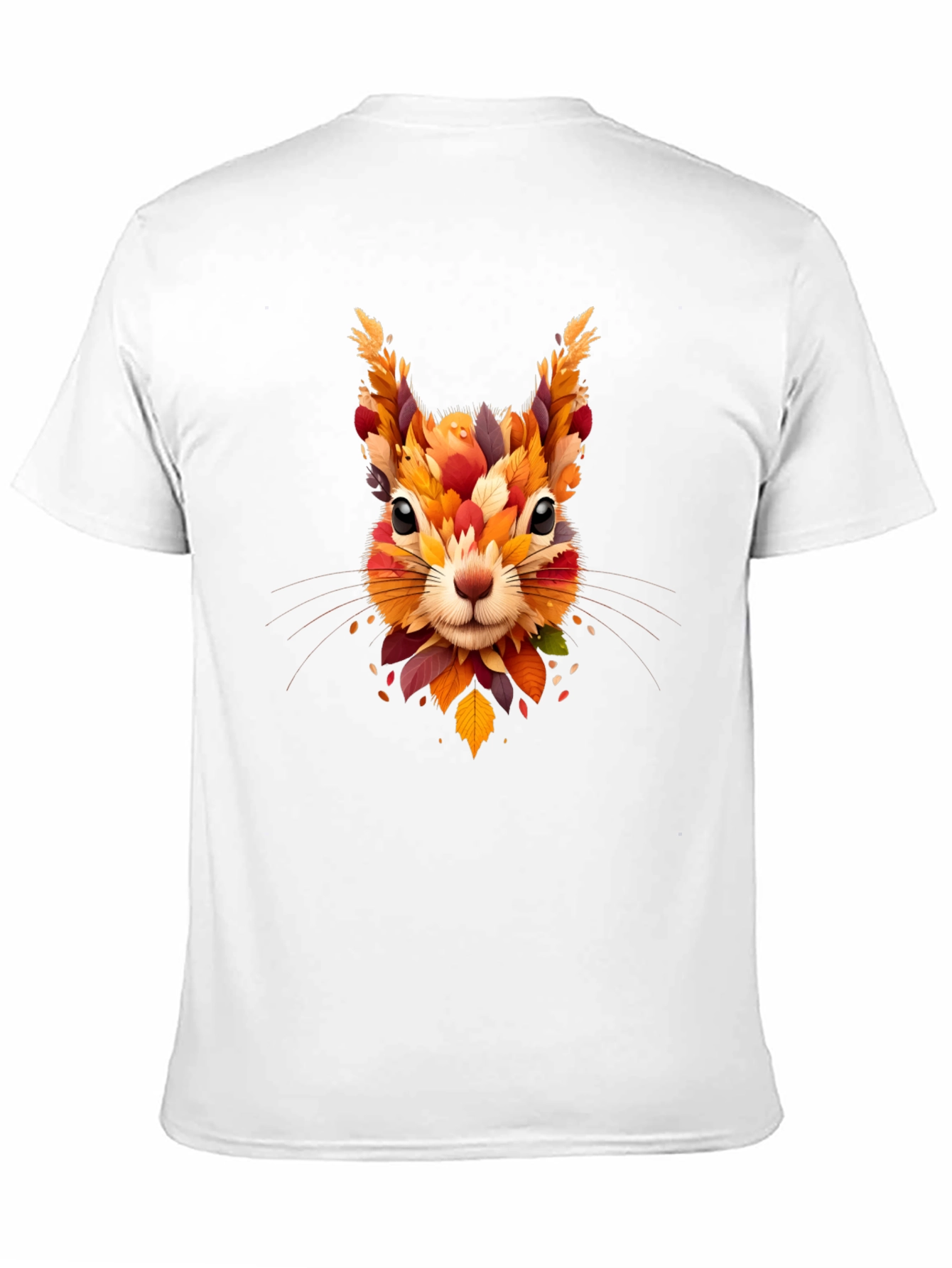 Autumn Squirrel Graphic Tee - Fall Inspired Design