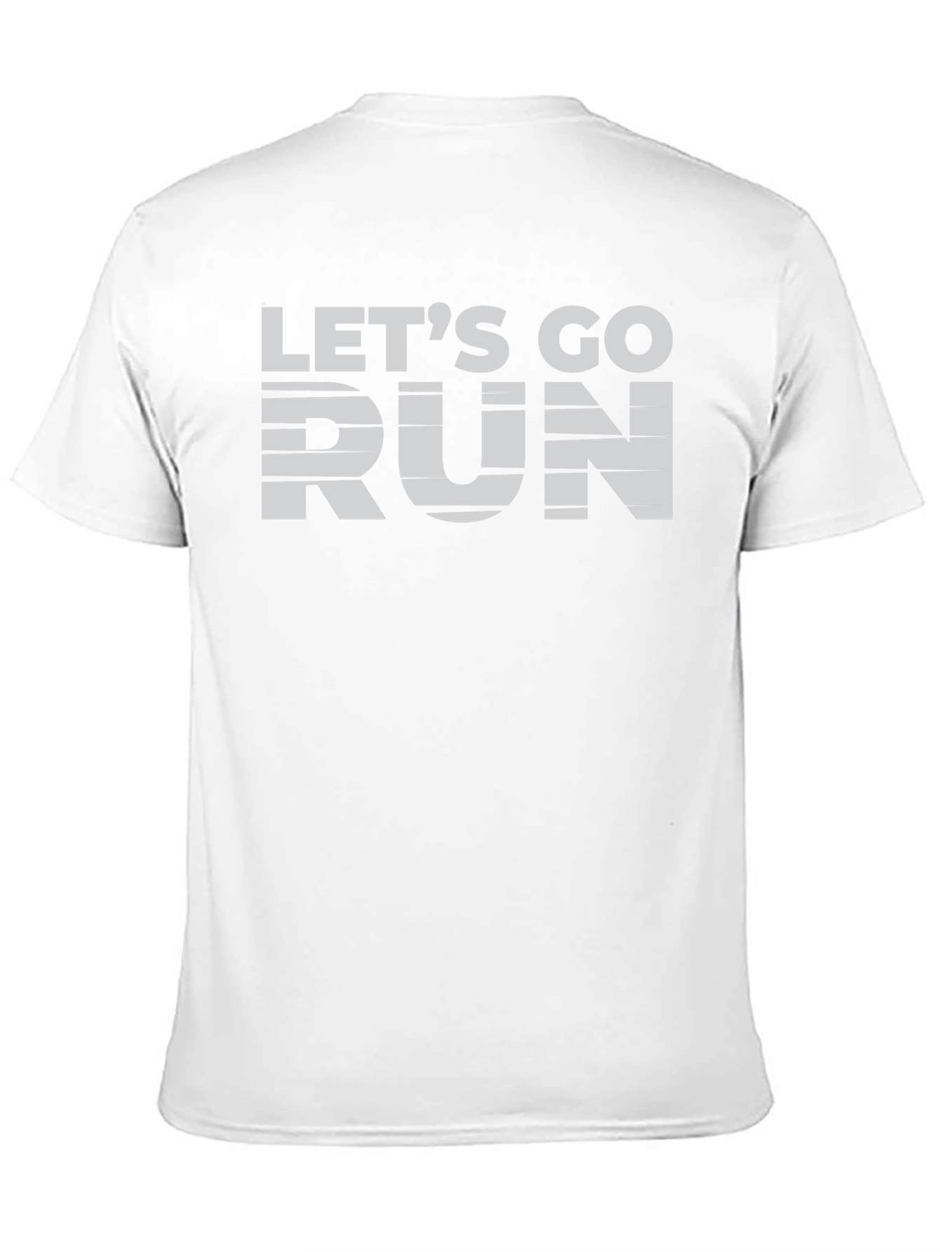 Lets Go Run Black T-Shirt