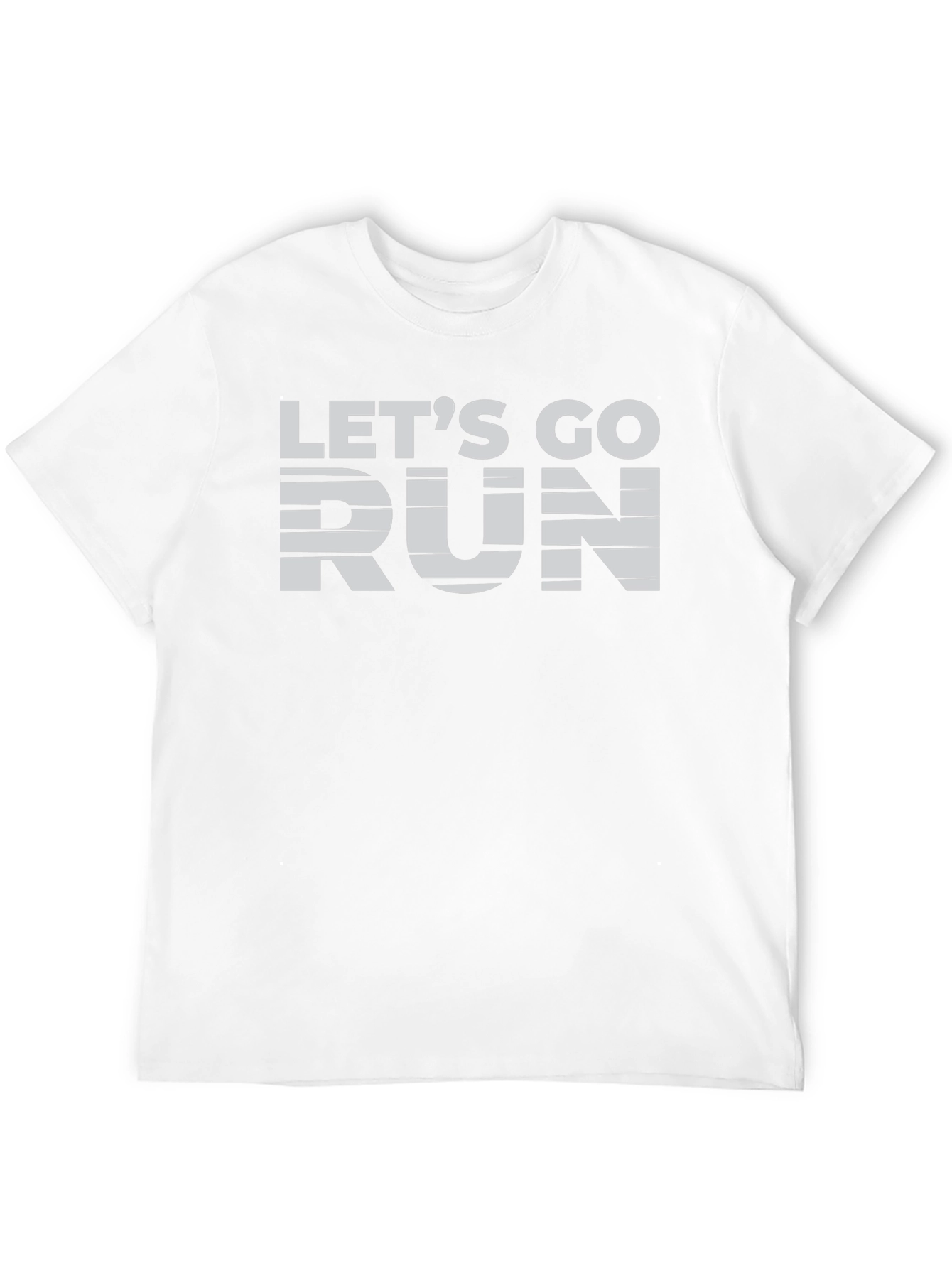Lets Go Run Black T-Shirt