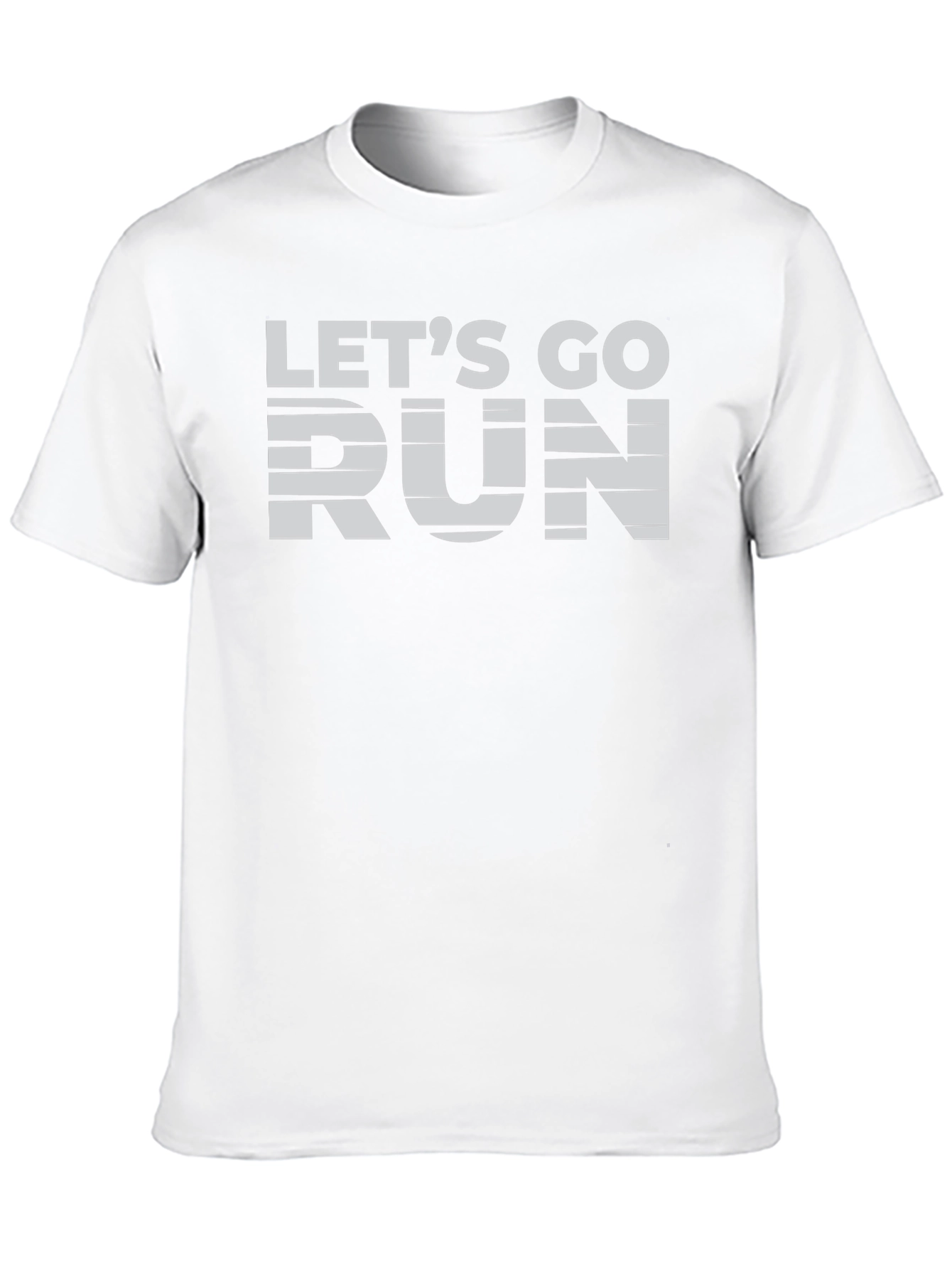 Lets Go Run Black T-Shirt