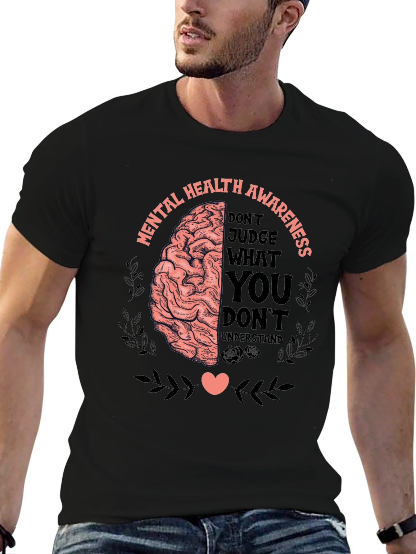 Mental Health Awareness Graphic Tee - Dont Judge T-Shirt