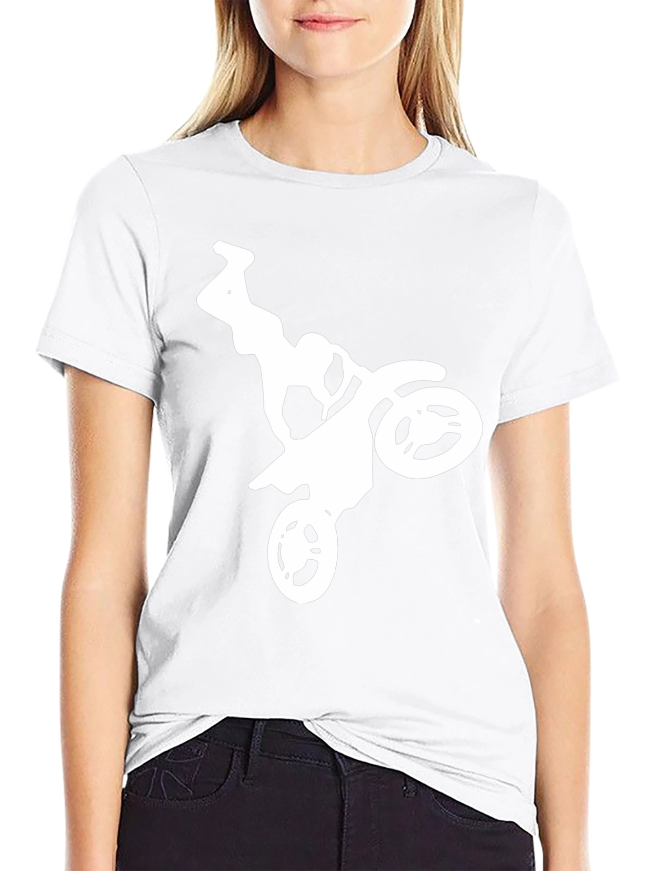 Motocross Rider Graphic Tee - Black