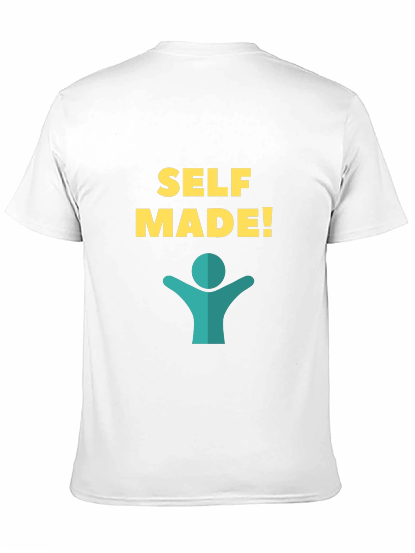 Self Made Graphic Tee - Black Cotton T-Shirt