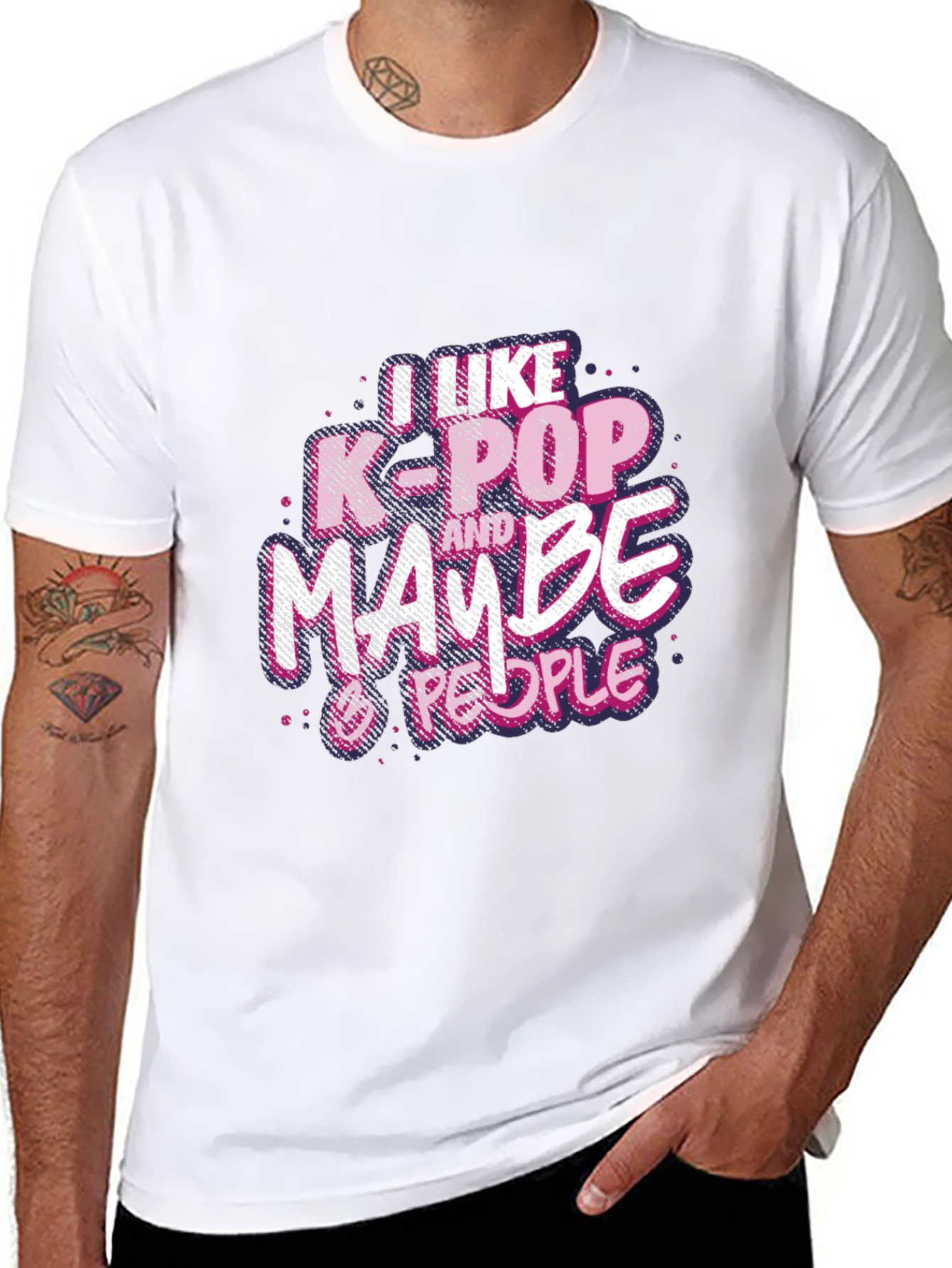 I Like K-Pop and Maybe 3 People T-Shirt