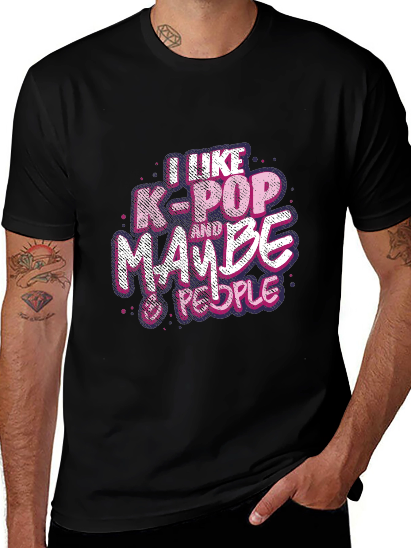 I Like K-Pop and Maybe 3 People T-Shirt