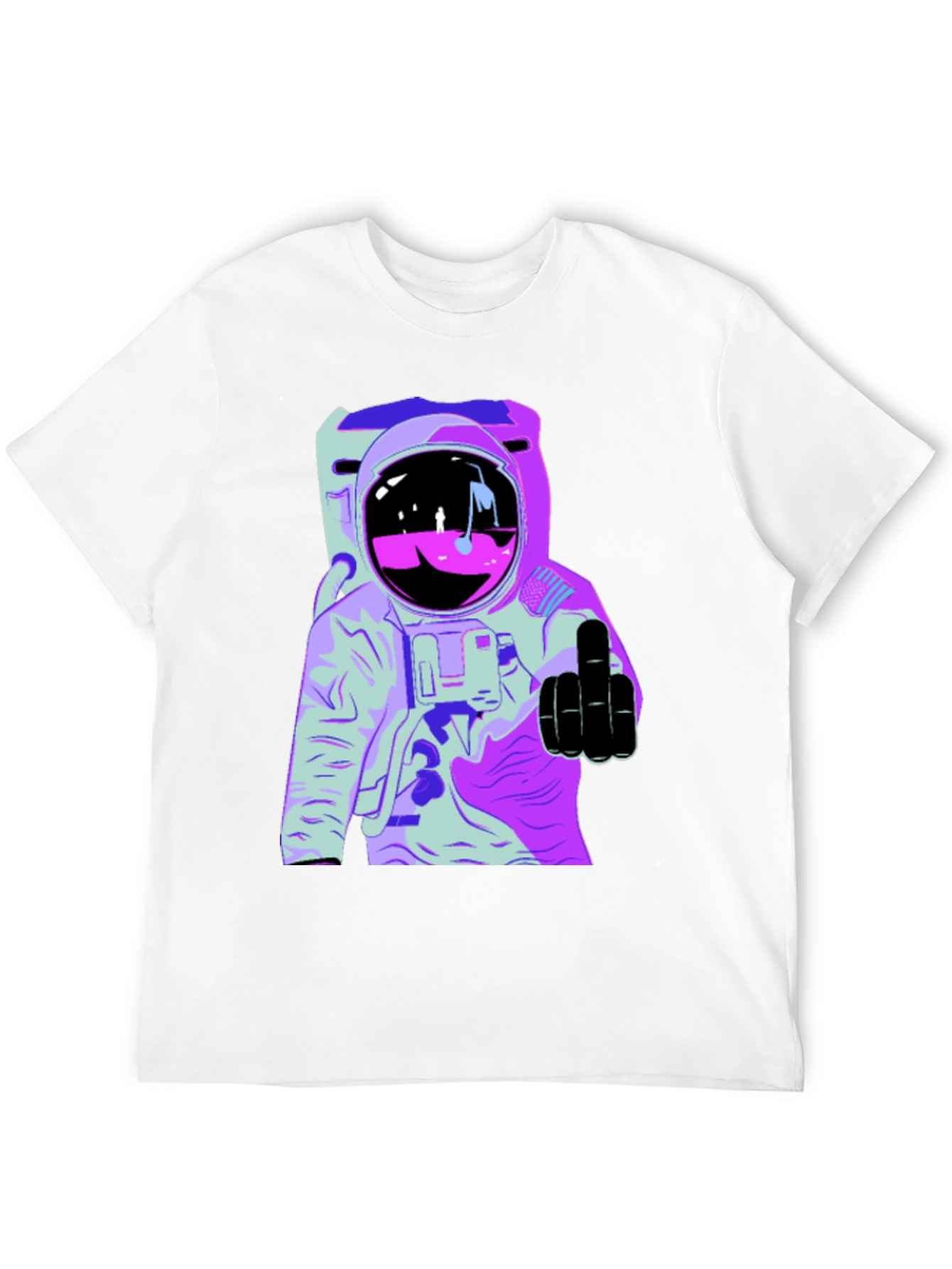 Astronaut Middle Finger Graphic Tee