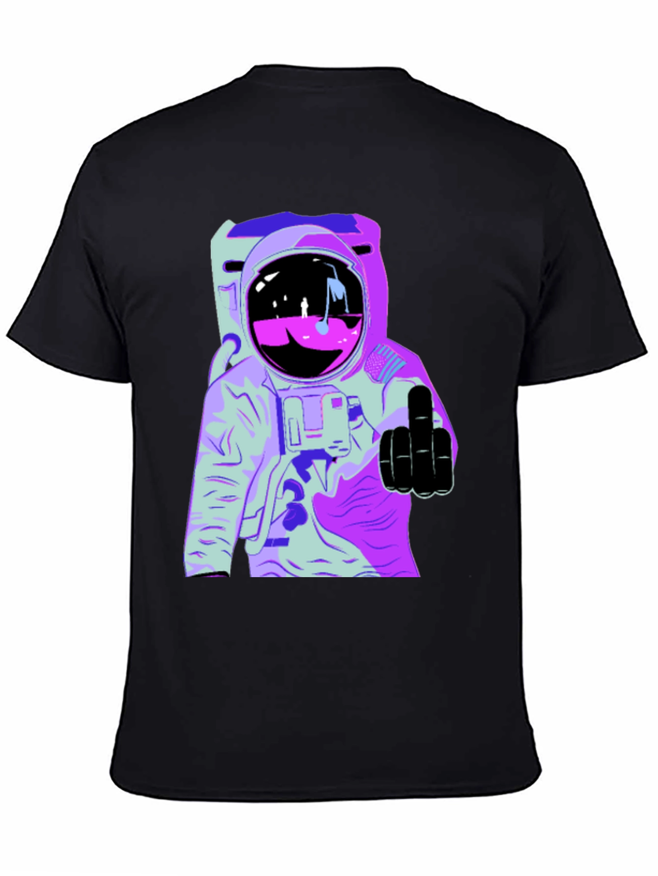 Astronaut Middle Finger Graphic Tee