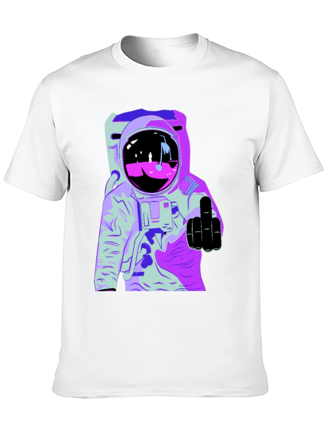 Astronaut Middle Finger Graphic Tee