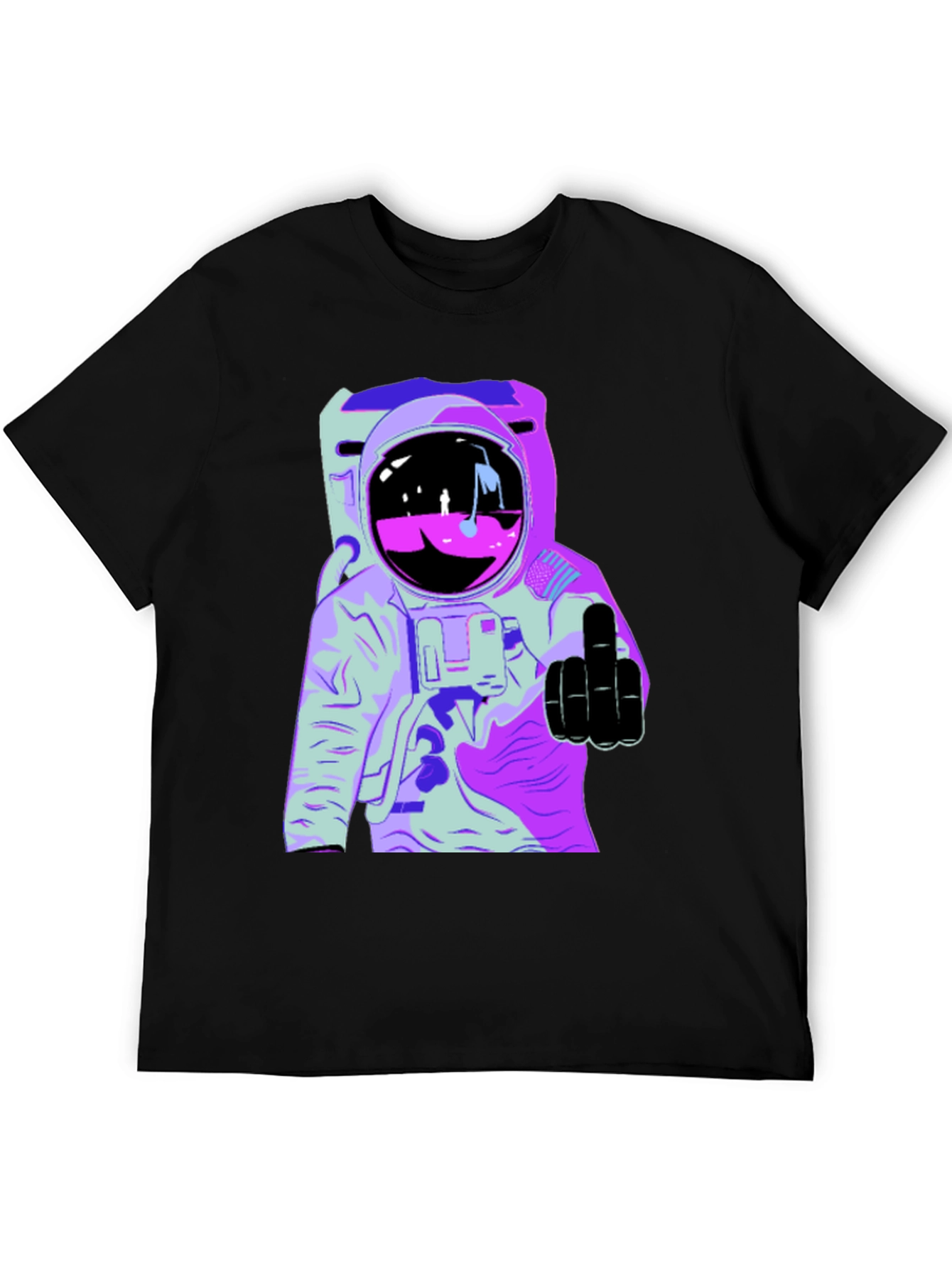 Astronaut Middle Finger Graphic Tee