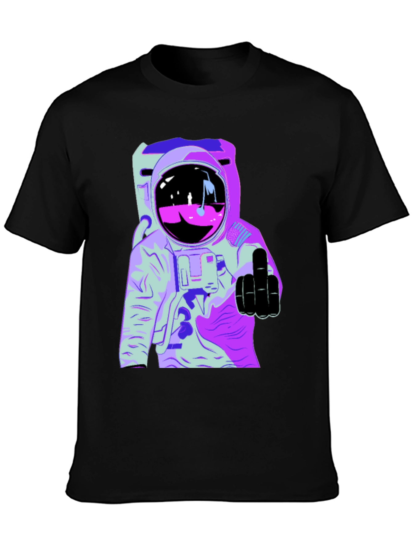 Astronaut Middle Finger Graphic Tee