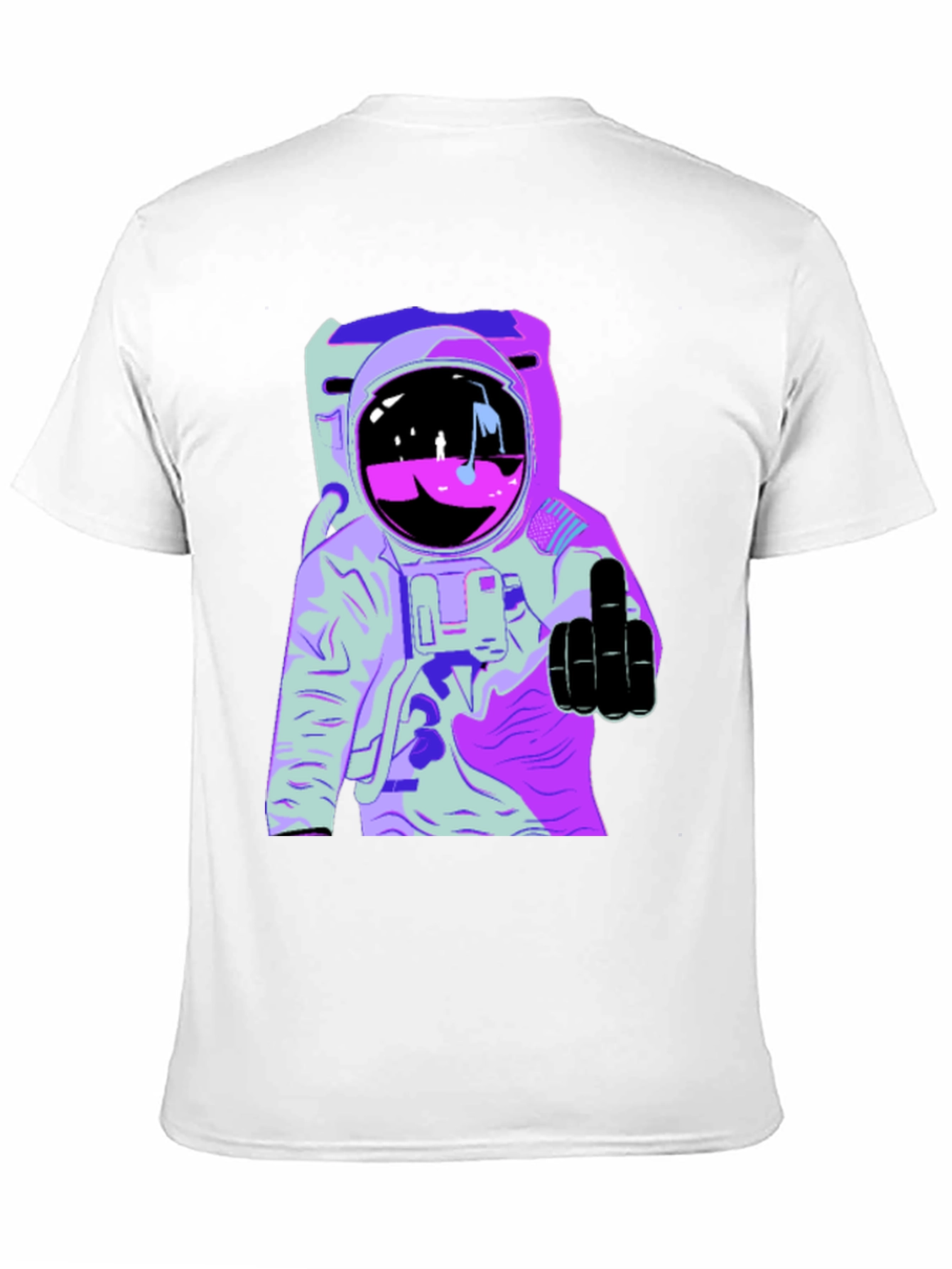 Astronaut Middle Finger Graphic Tee
