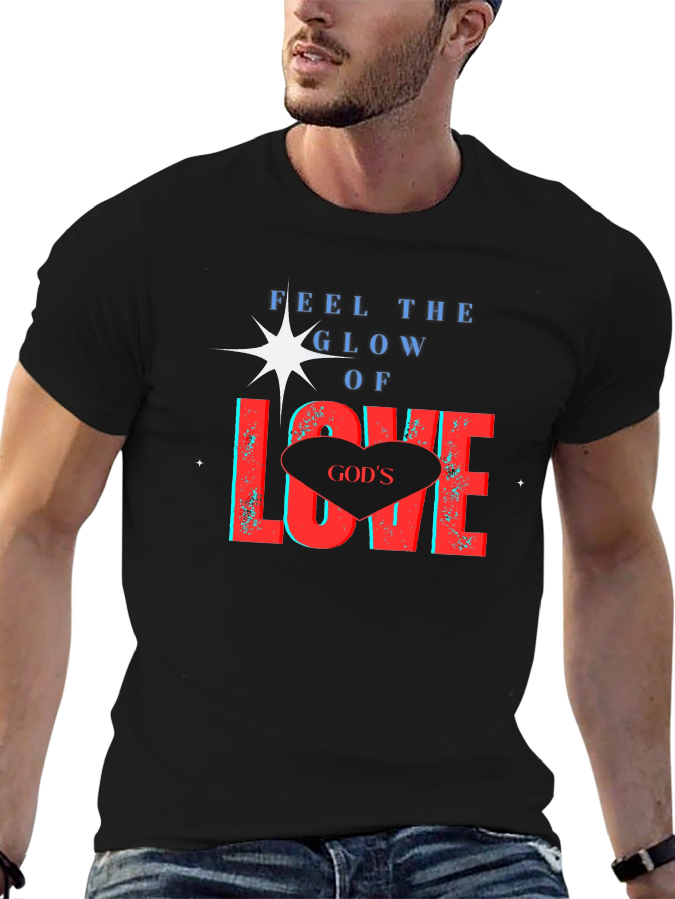 Gods Love Graphic Tee - Christian Apparel