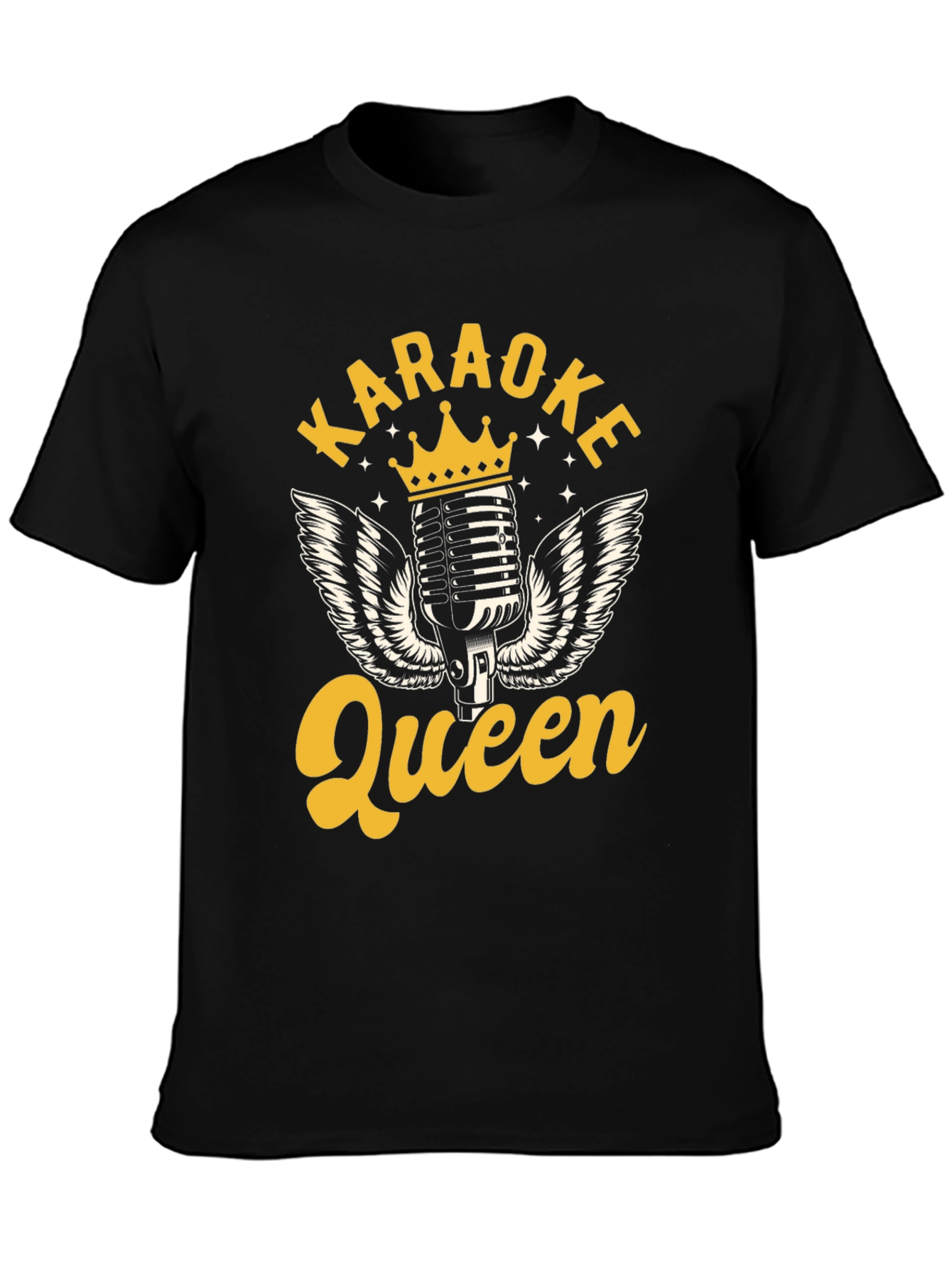 Karaoke Queen Black T-Shirt