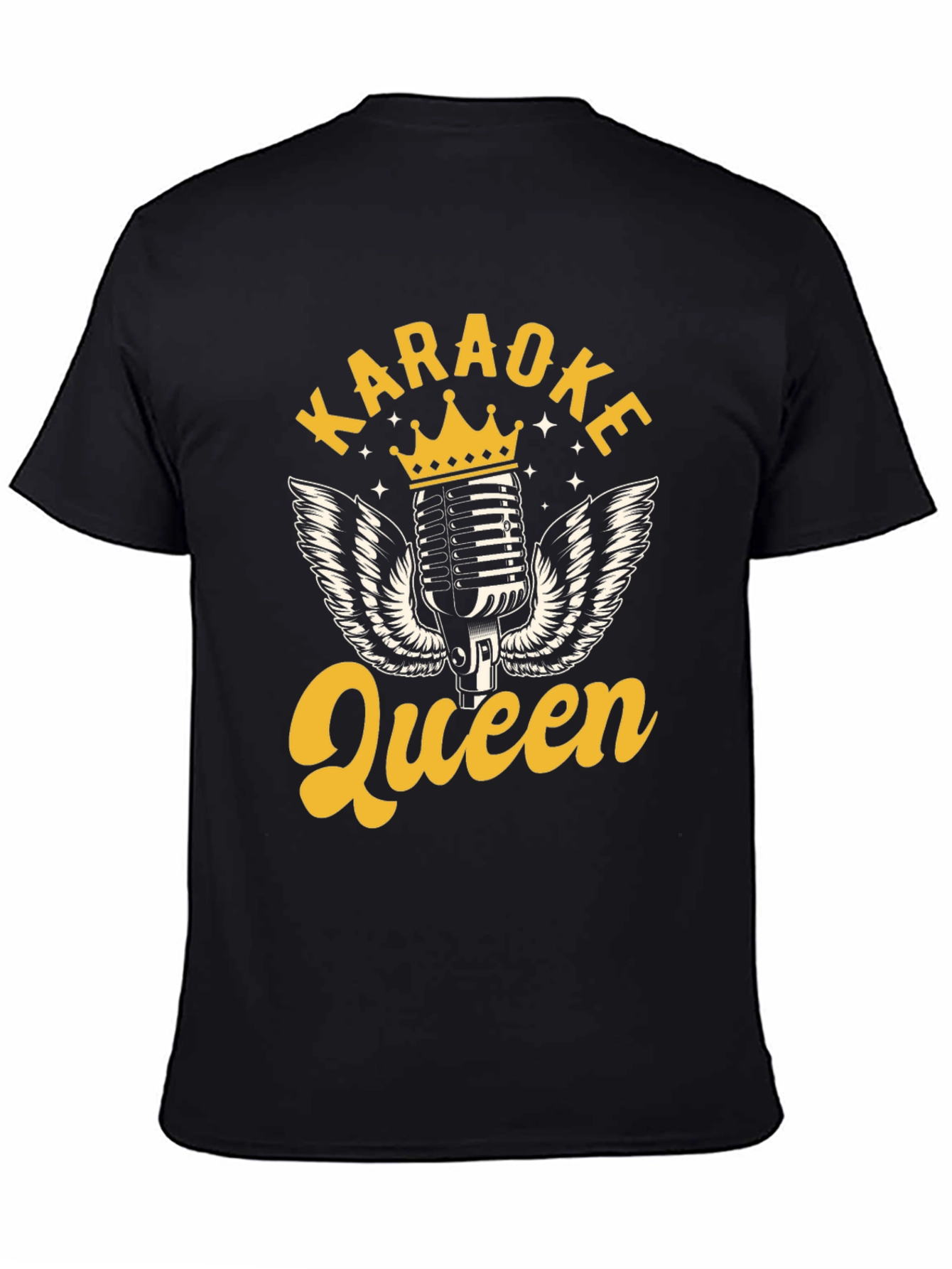 Karaoke Queen Black T-Shirt
