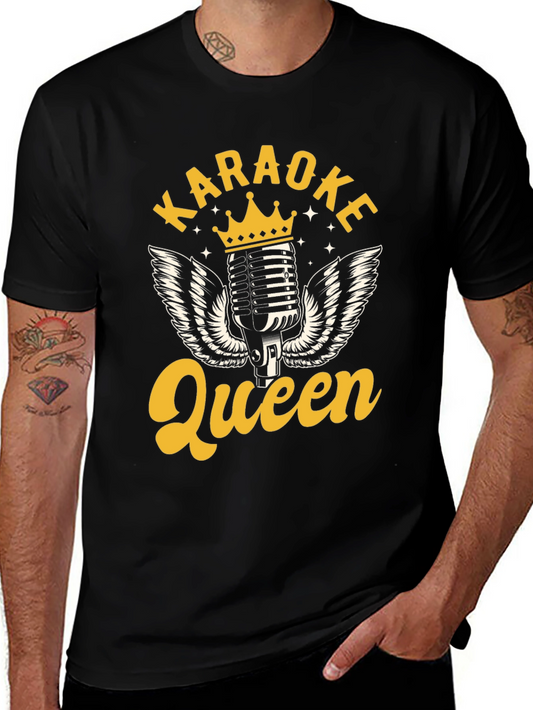 Karaoke Queen Black T-Shirt