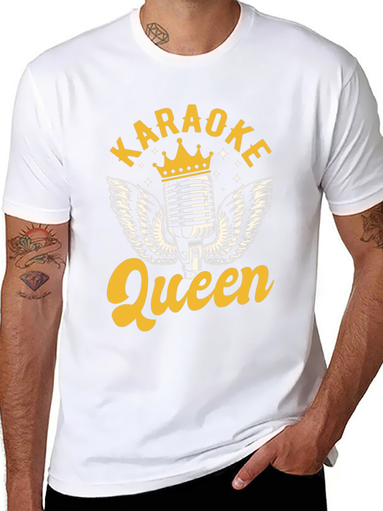 Karaoke Queen Black T-Shirt