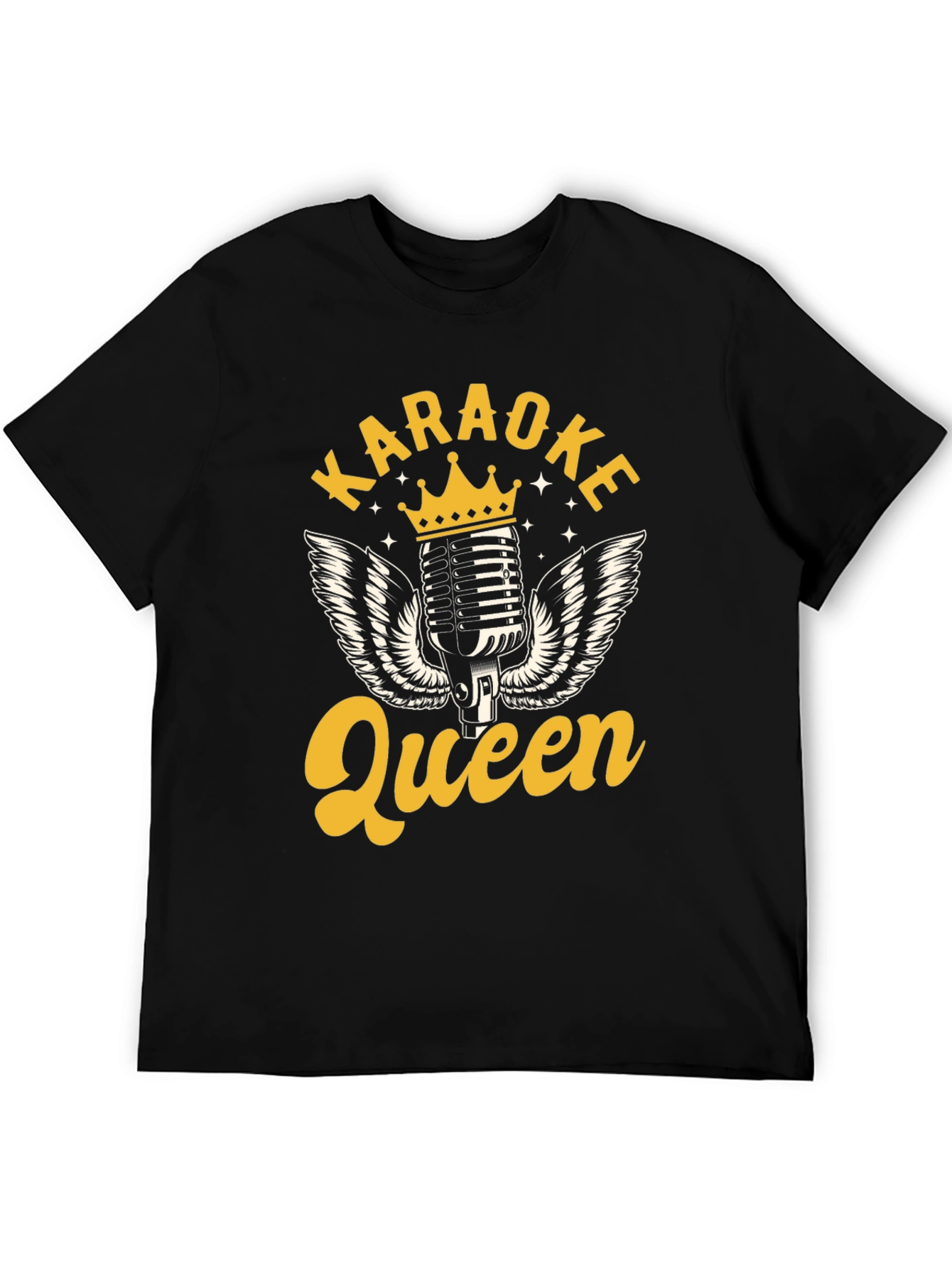 Karaoke Queen Black T-Shirt