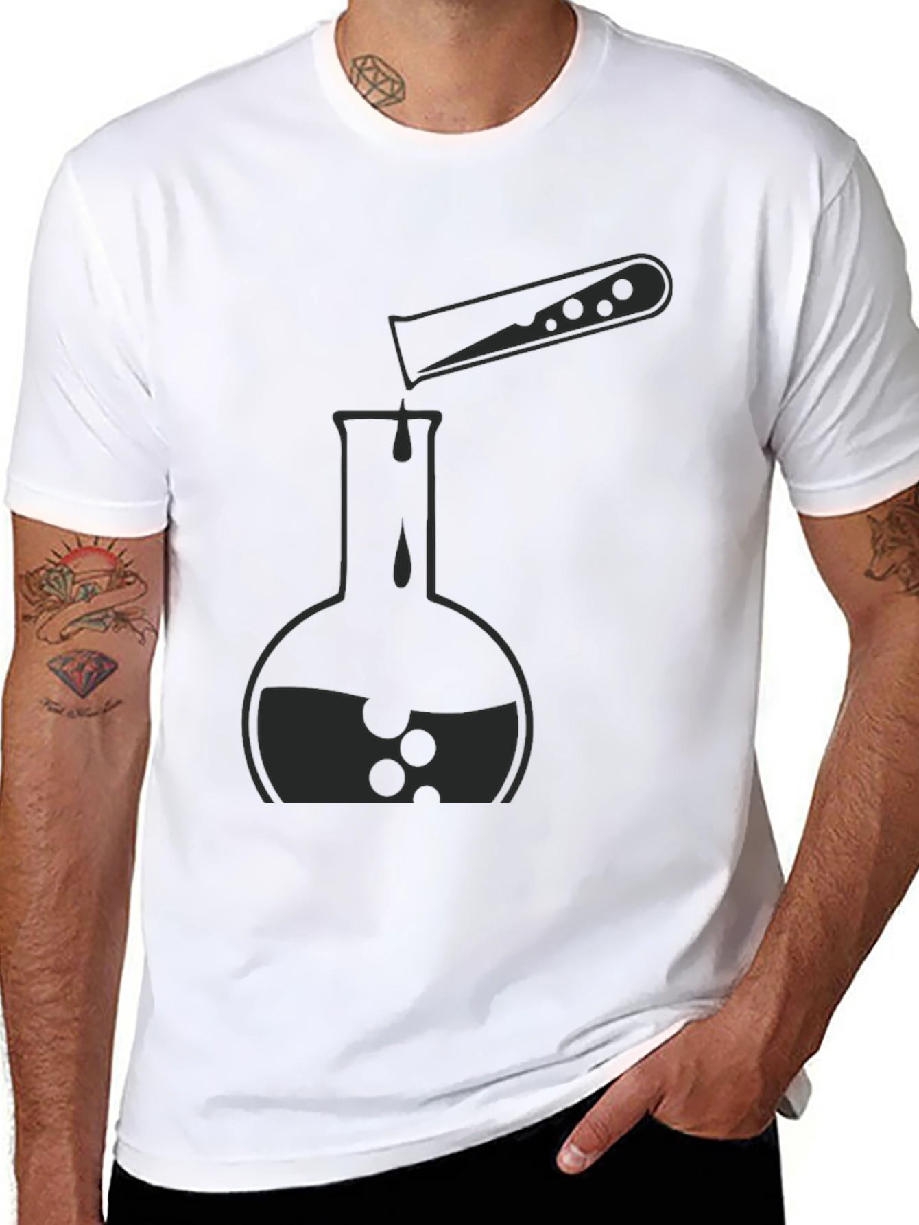 Science Beaker T-Shirt - Chemistry Lab Design