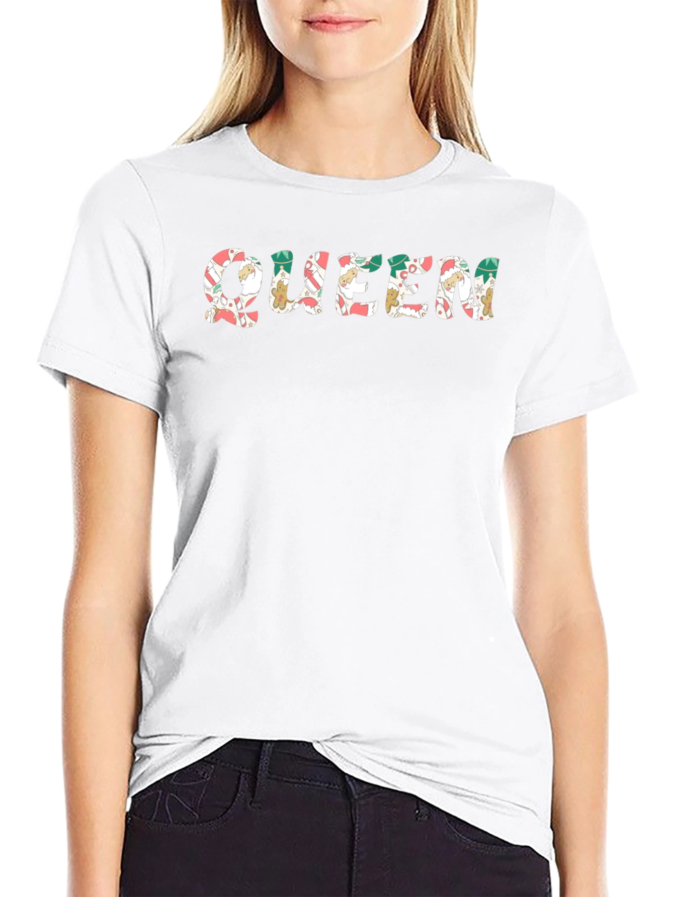 Queen Christmas T-Shirt - Holiday Festive Design