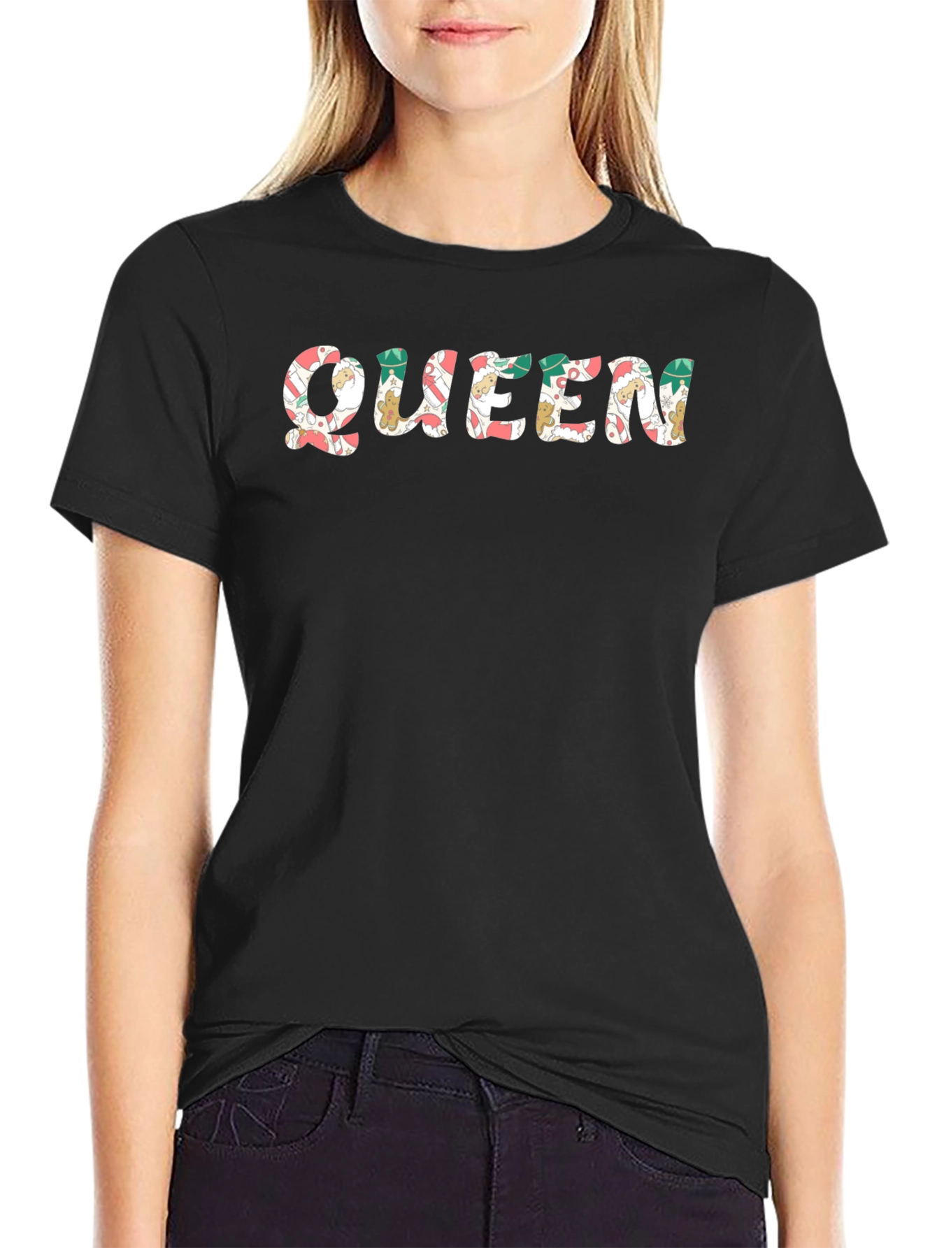 Queen Christmas T-Shirt - Holiday Festive Design