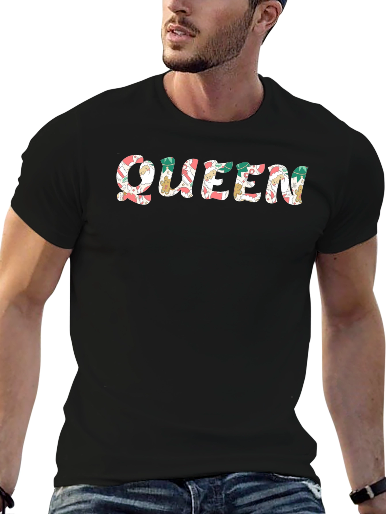 Queen Christmas T-Shirt - Holiday Festive Design