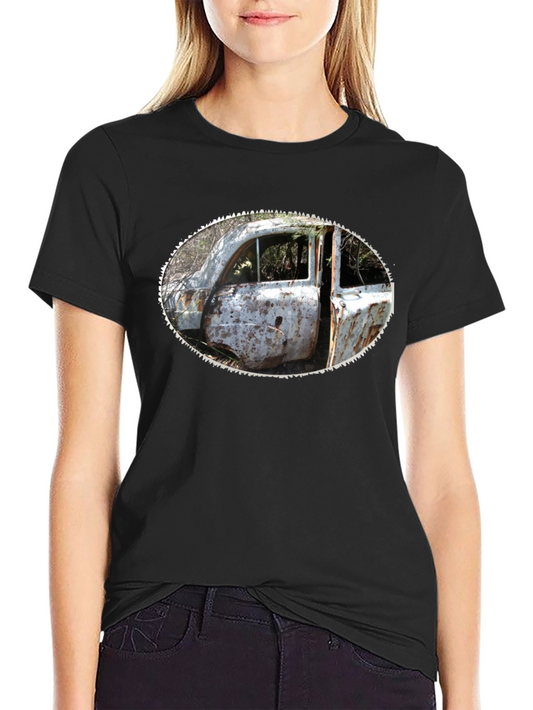 Rust Car Graphic Tee - Vintage Automotive Style