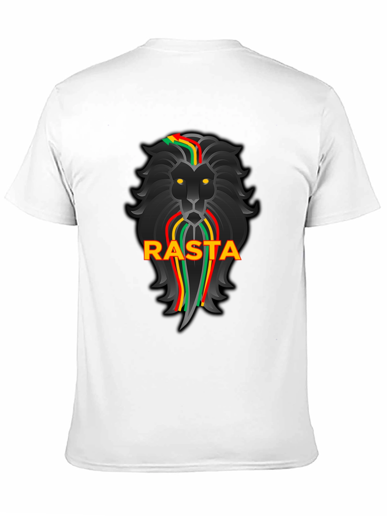 Rasta Lion Black Graphic Tee