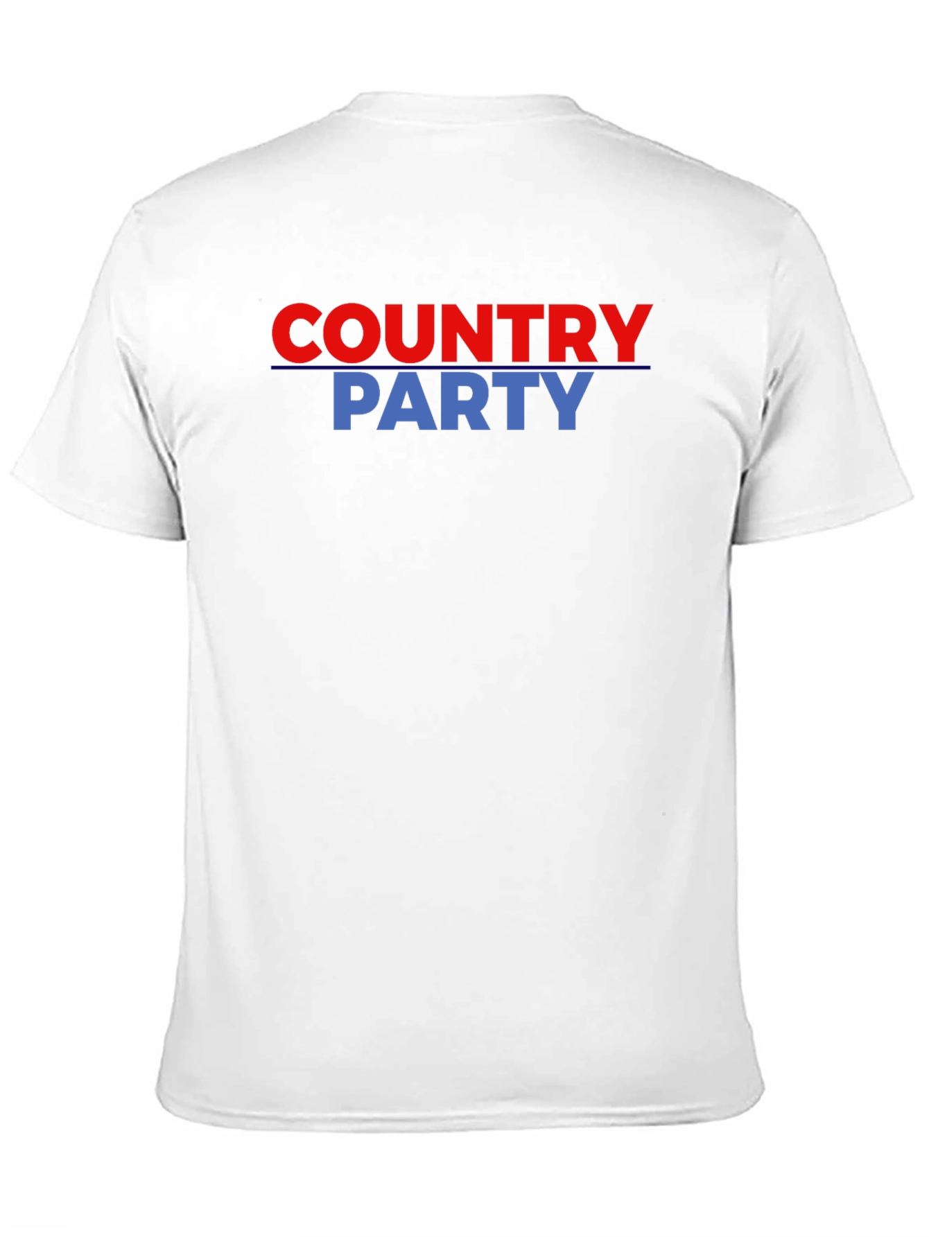Country Party Graphic Tee - Black Cotton T-Shirt