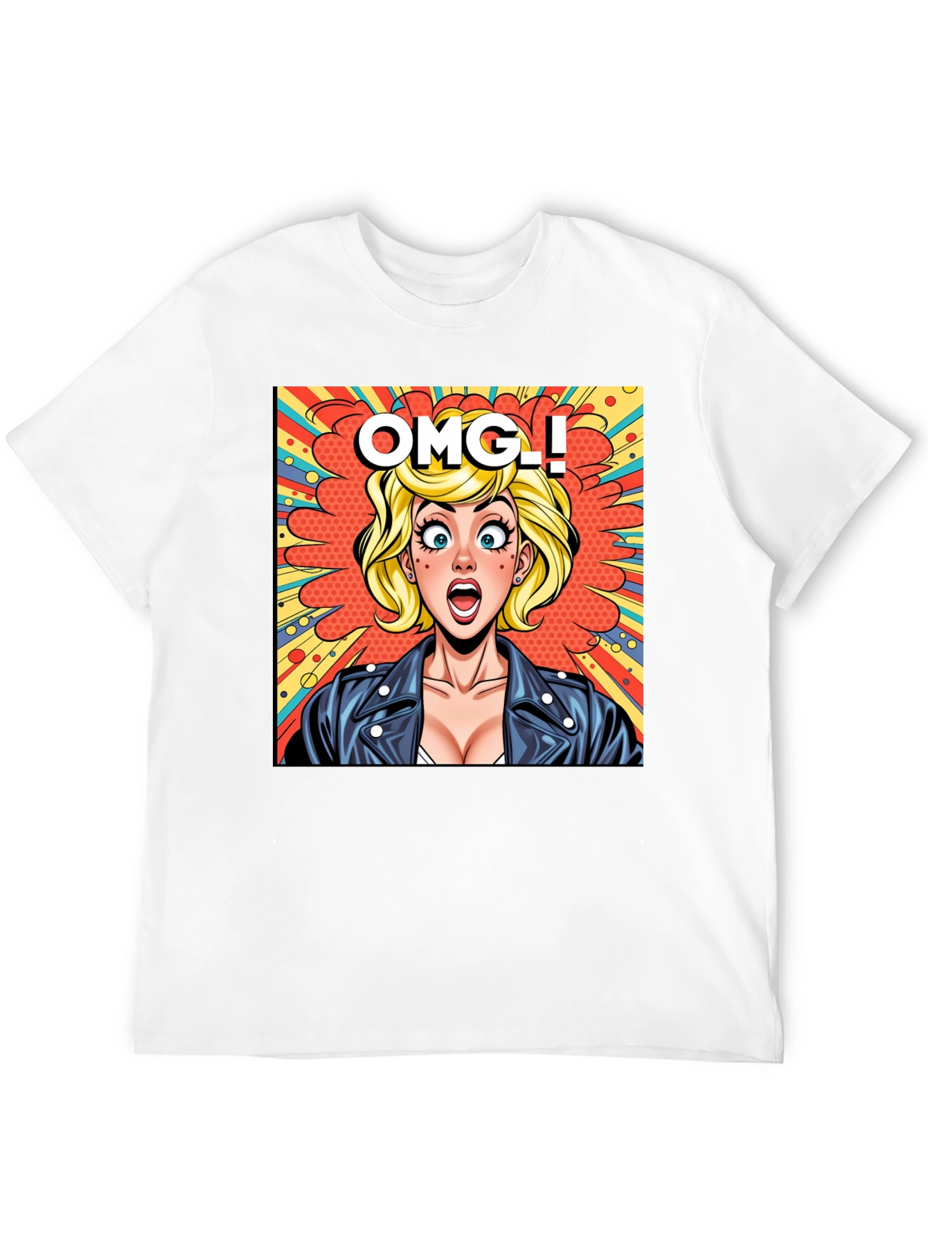OMG Pop Art T-Shirt - Retro Comic Style Tee