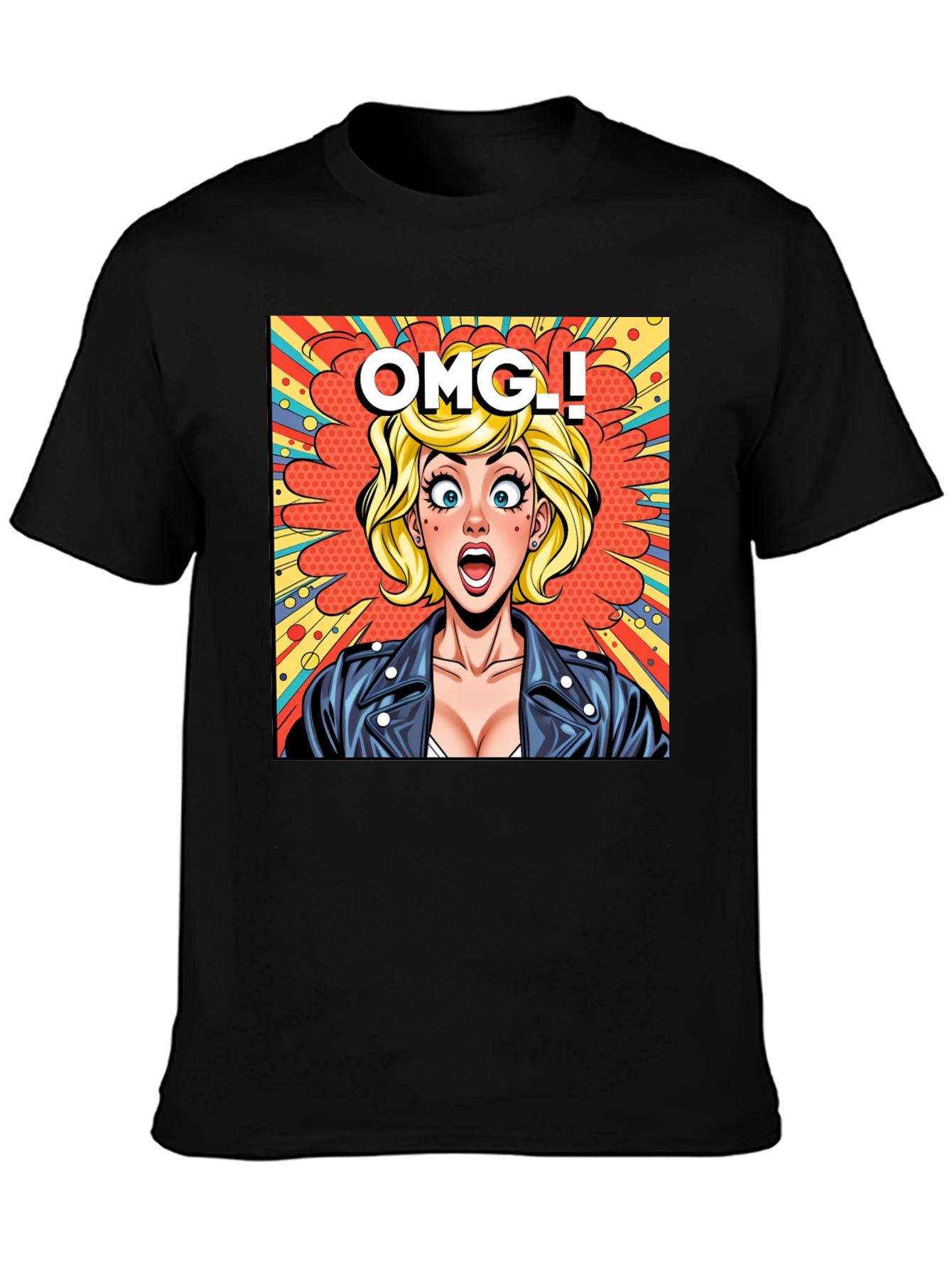 OMG Pop Art T-Shirt - Retro Comic Style Tee