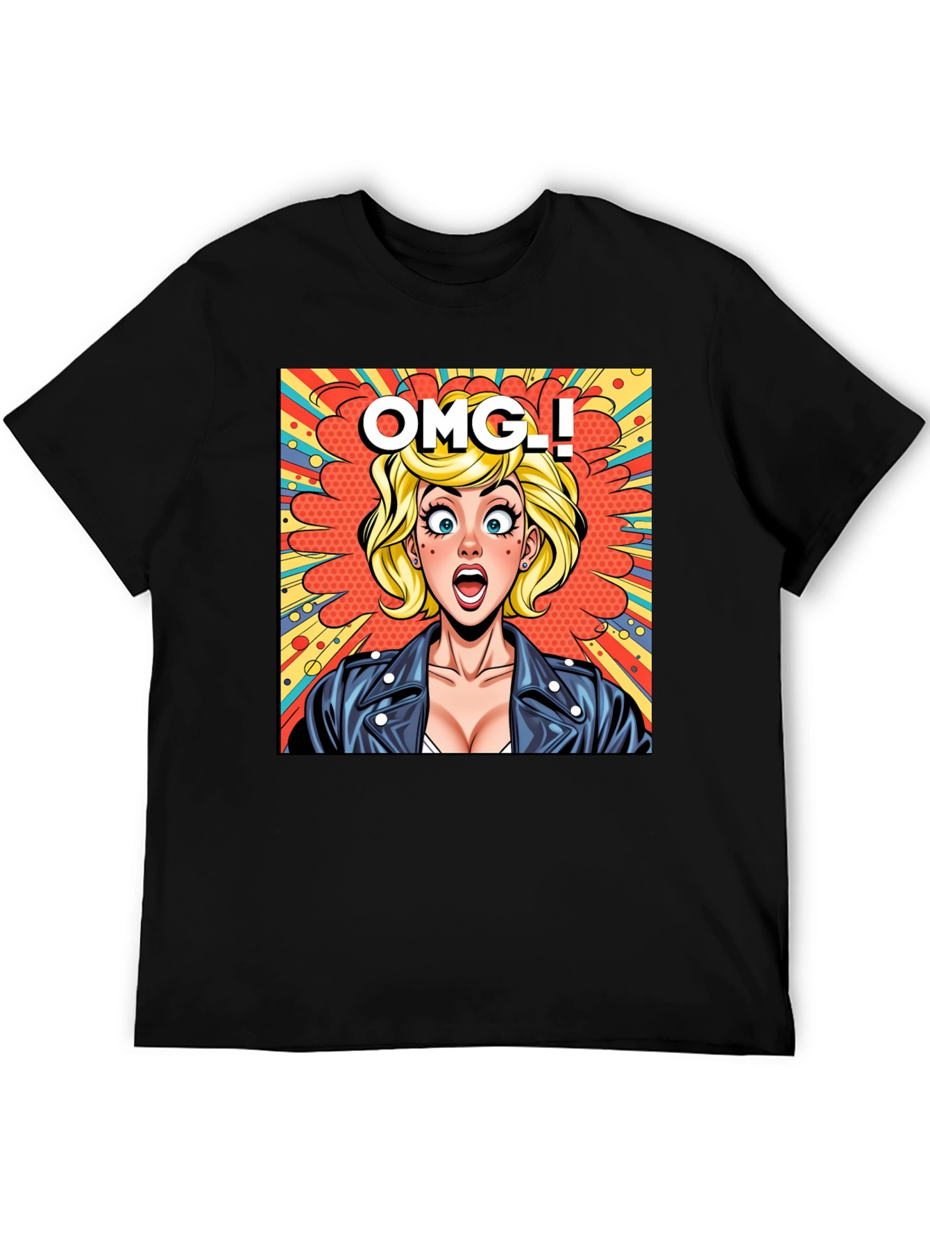 OMG Pop Art T-Shirt - Retro Comic Style Tee