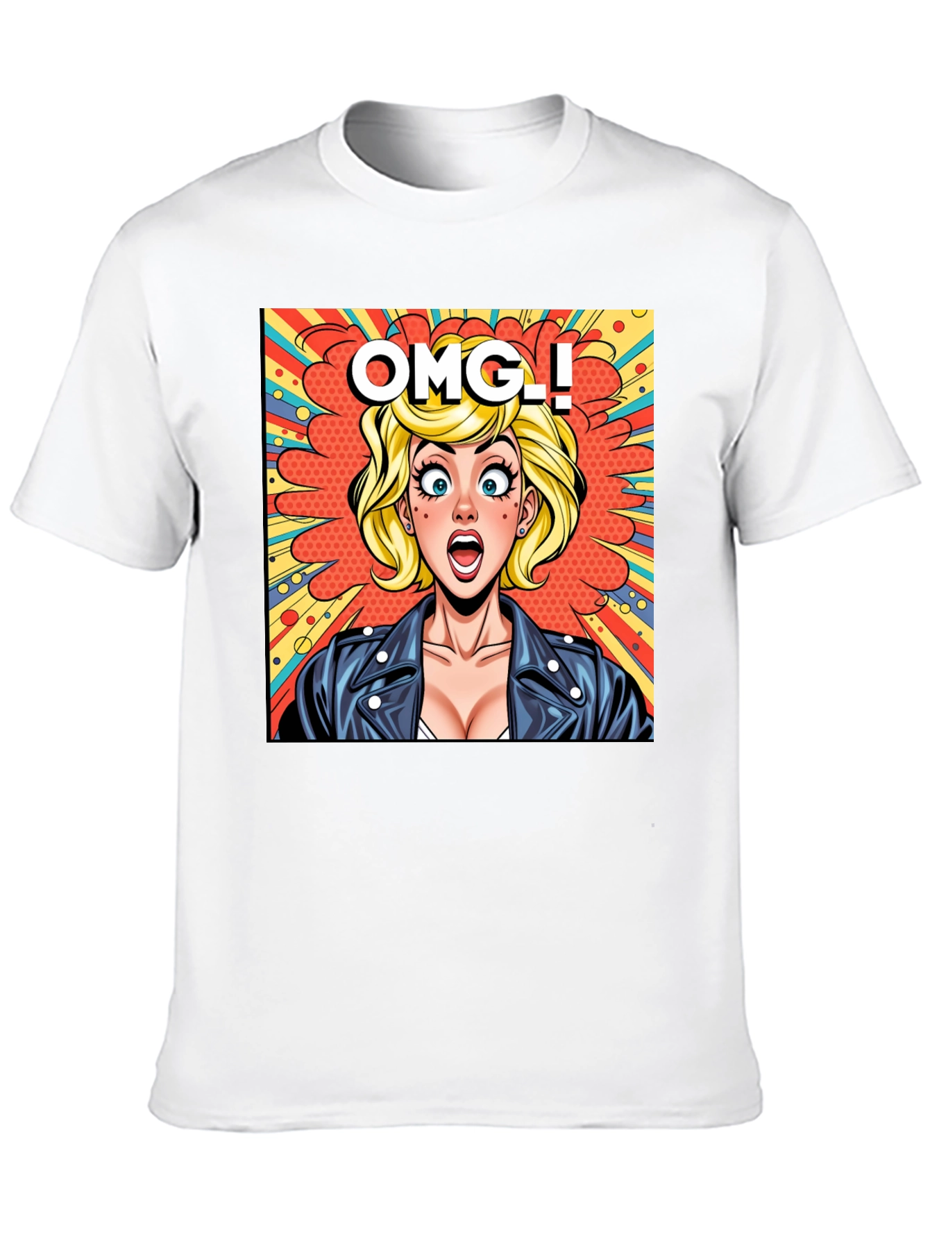 OMG Pop Art T-Shirt - Retro Comic Style Tee