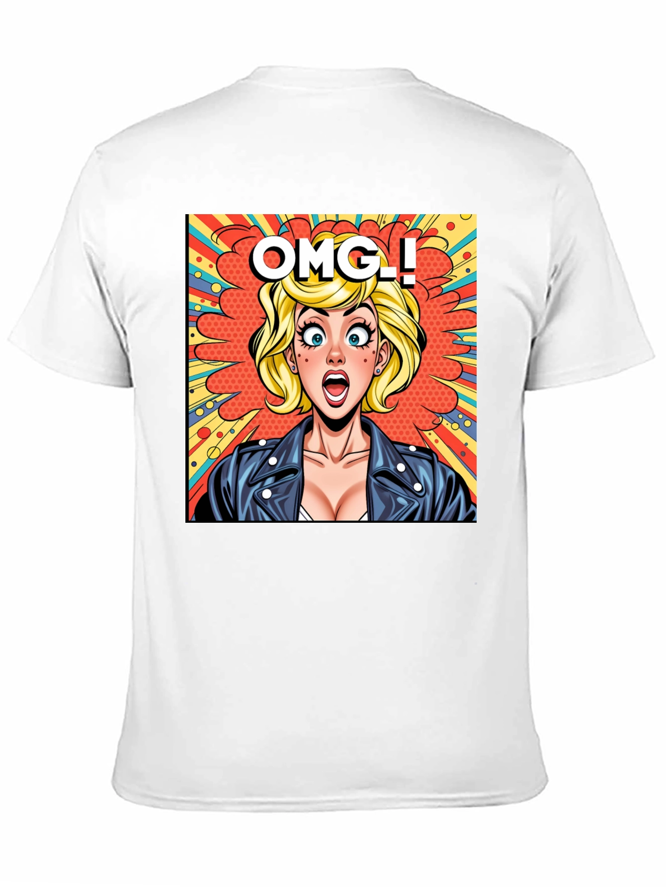 OMG Pop Art T-Shirt - Retro Comic Style Tee