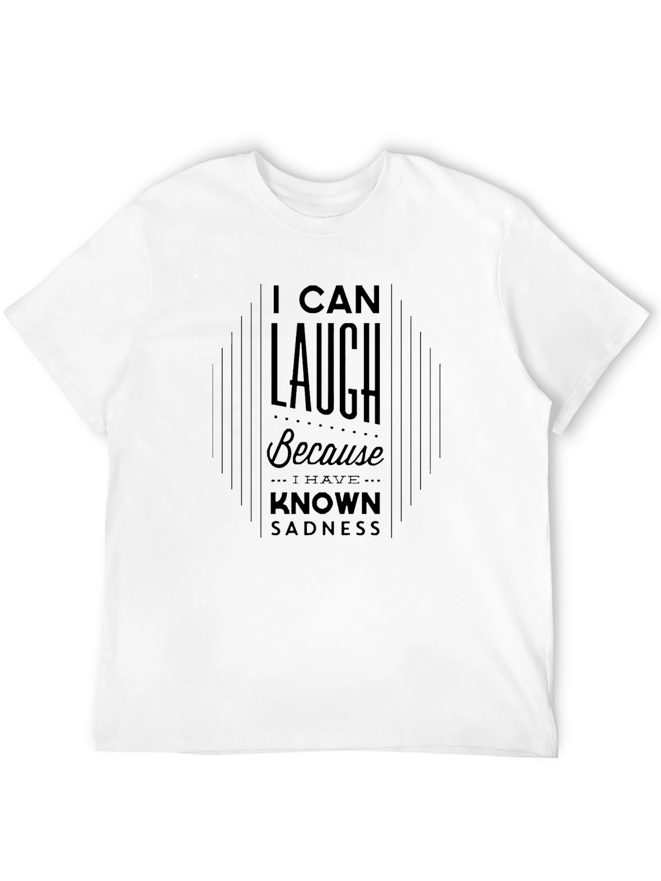 I Can Laugh Graphic Tee - Unisex Black T-Shirt