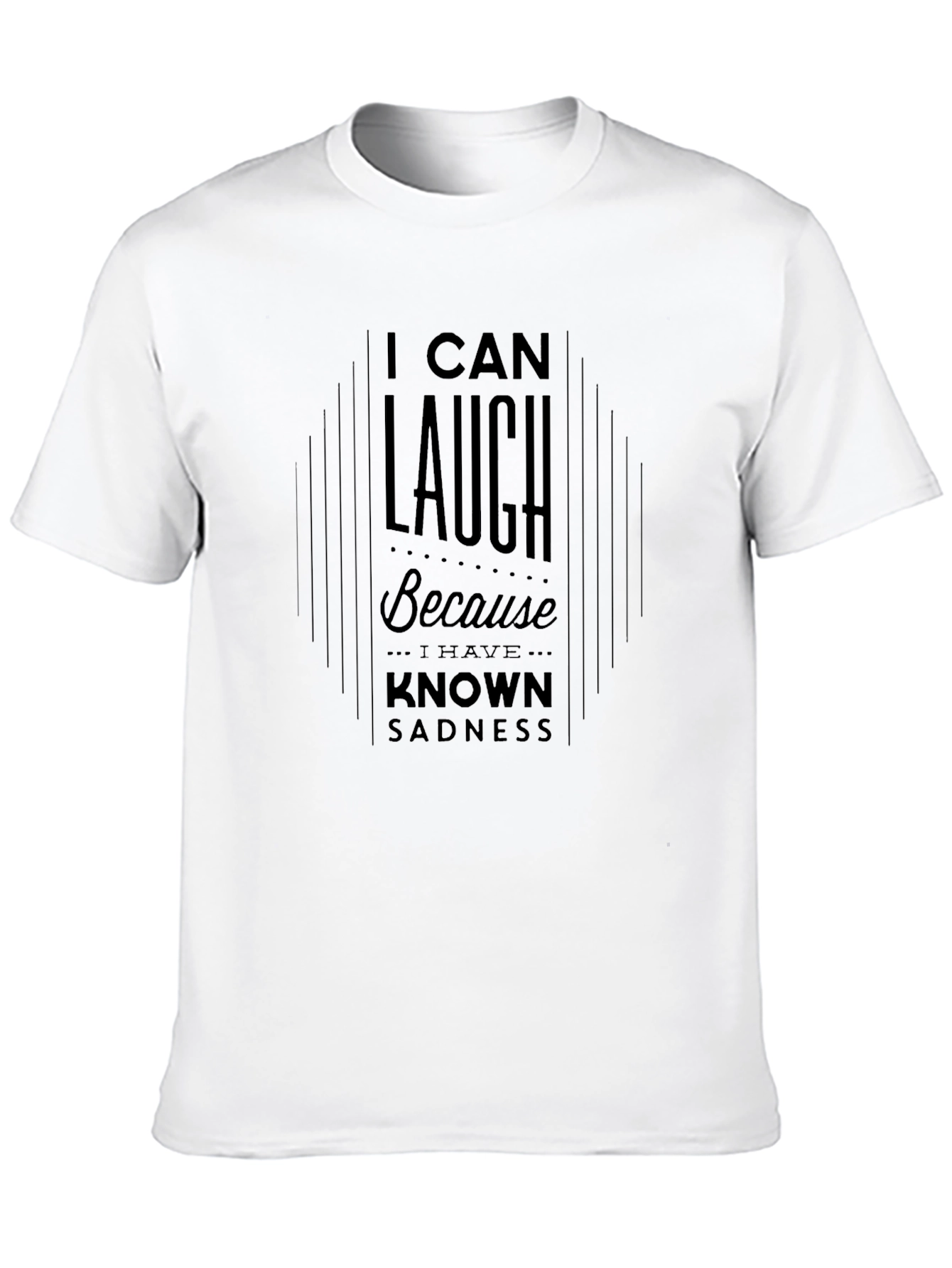 I Can Laugh Graphic Tee - Unisex Black T-Shirt