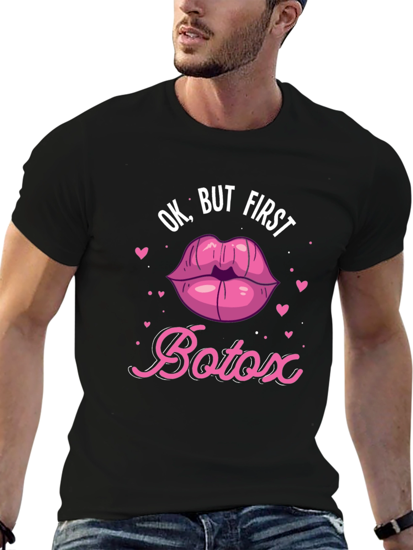 Ok But First Botox T-Shirt - Funny Graphic Tee
