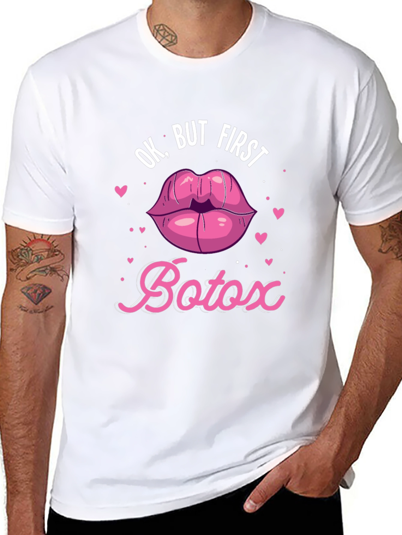 Ok But First Botox T-Shirt - Funny Graphic Tee