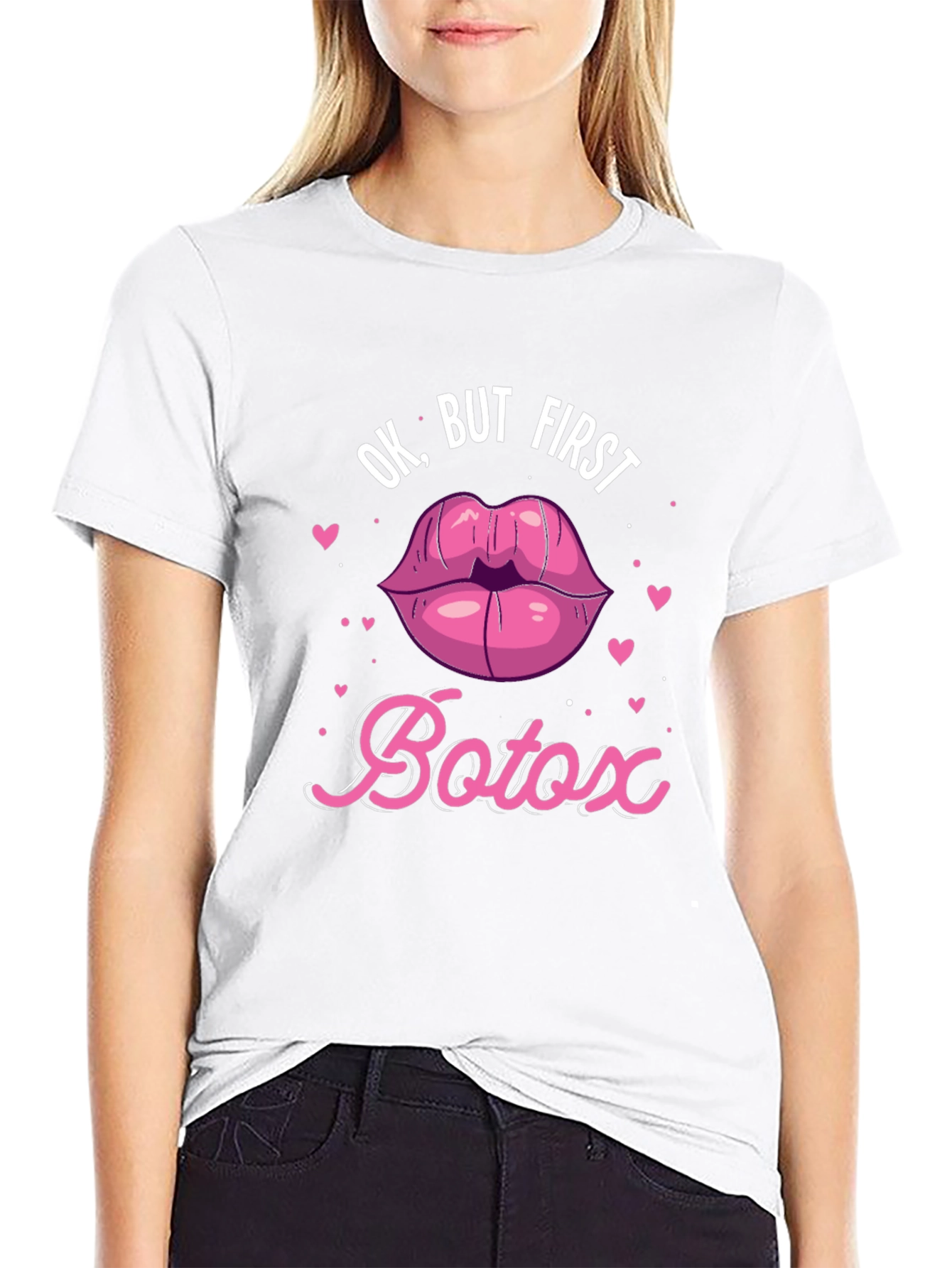 Ok But First Botox T-Shirt - Funny Graphic Tee