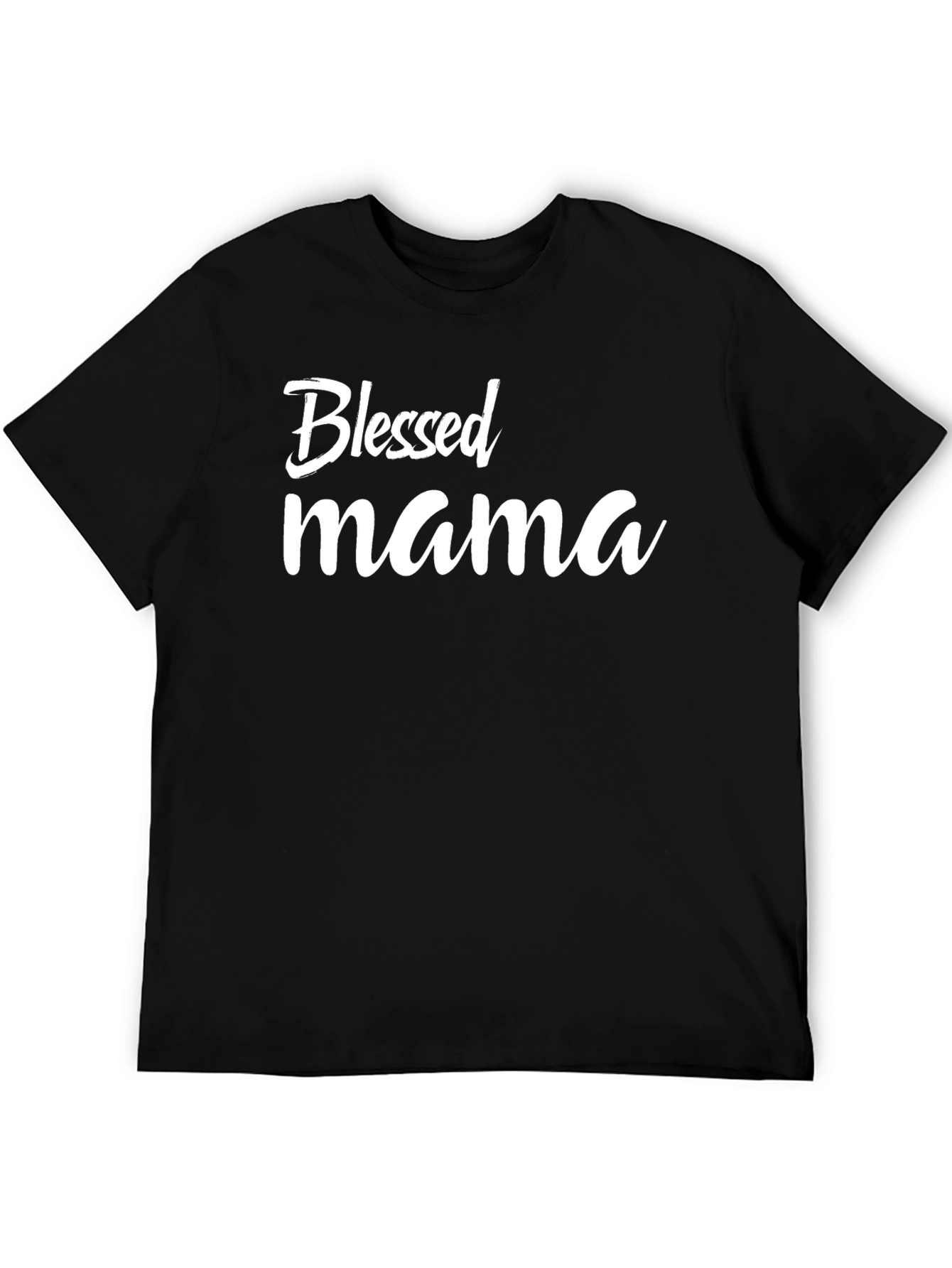 Blessed Mama Black T-Shirt