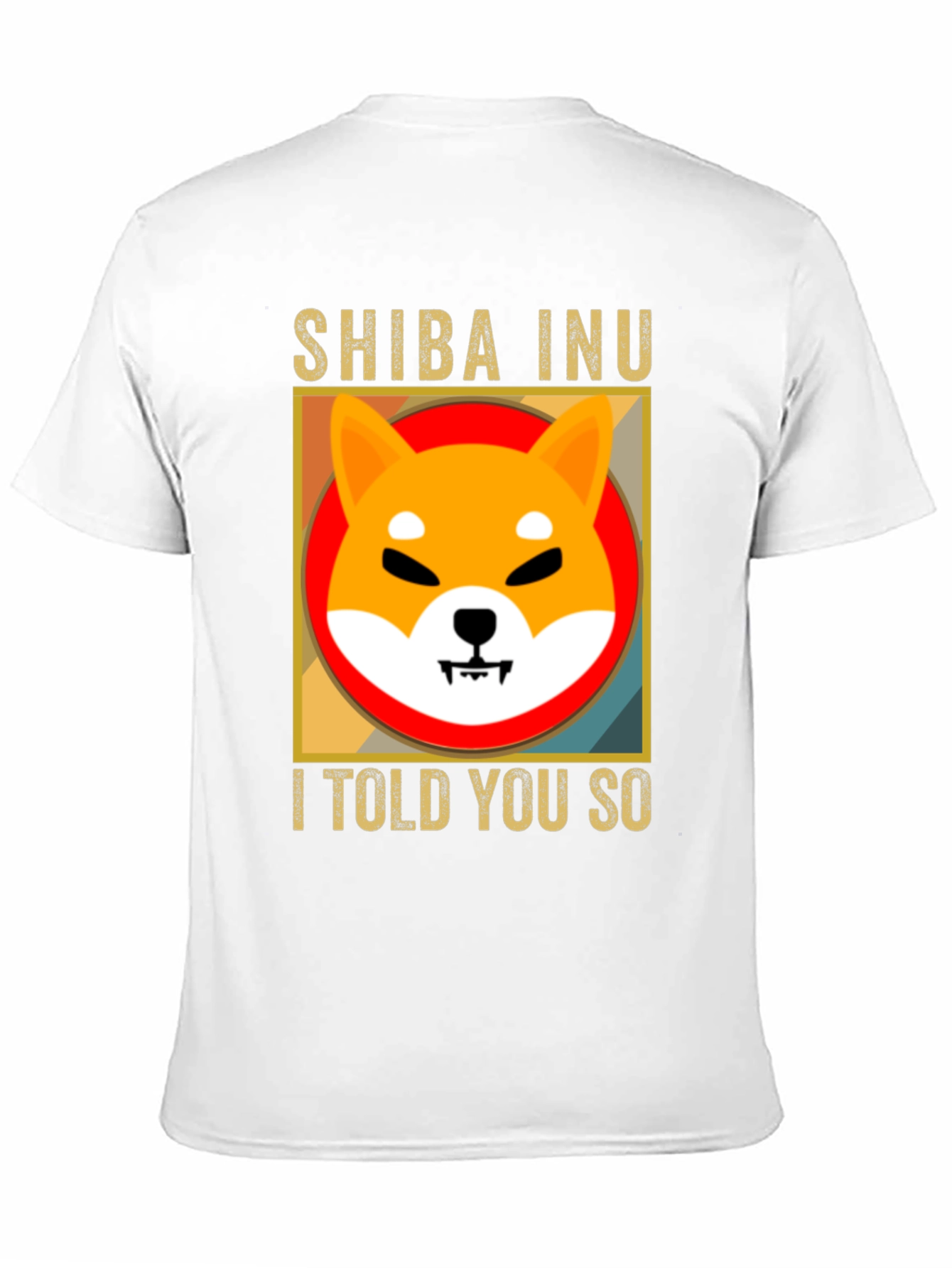 Shiba Inu I Told You So Black T-Shirt