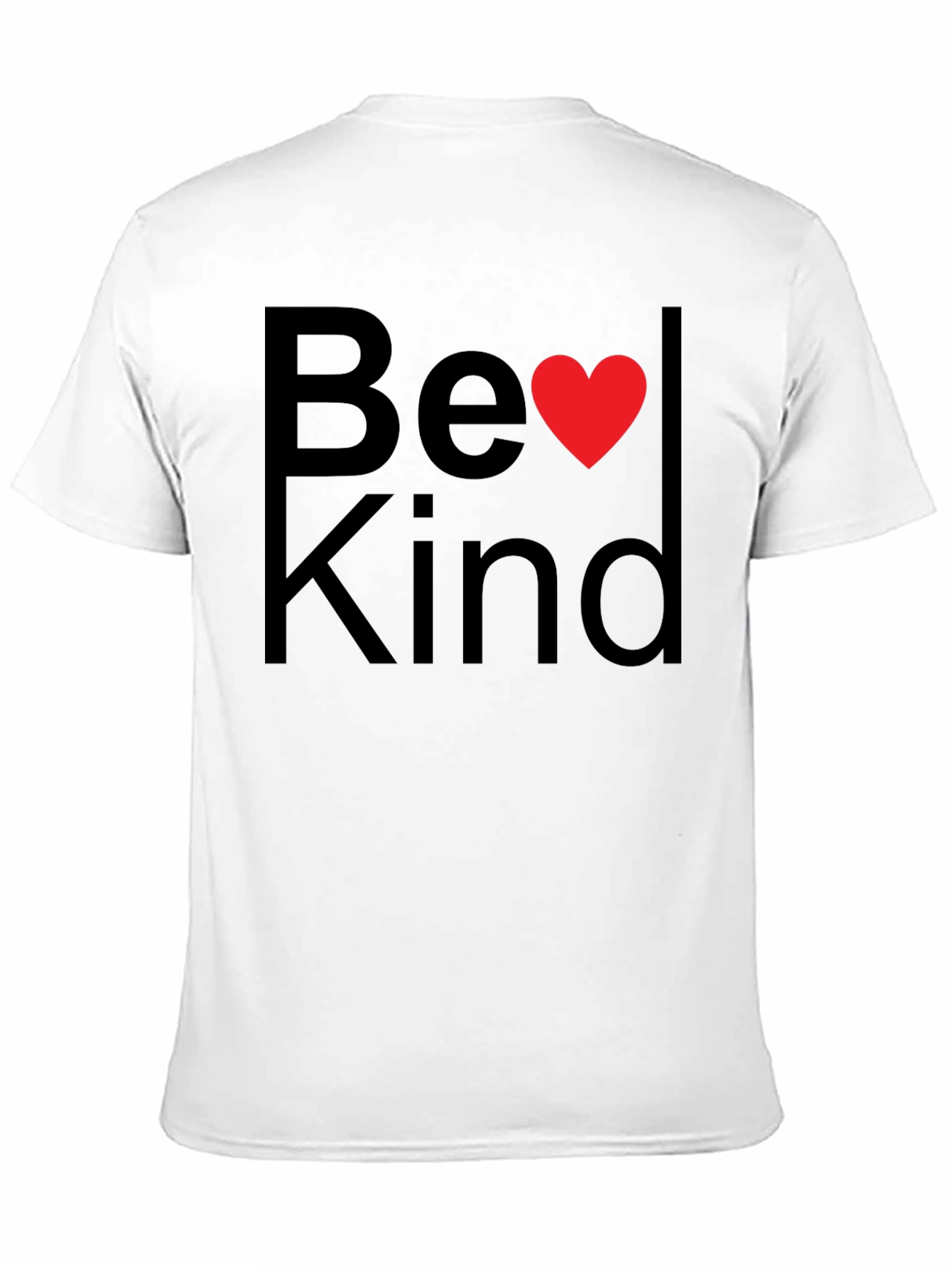 Be Kind T-Shirt with Heart Graphic - Unisex