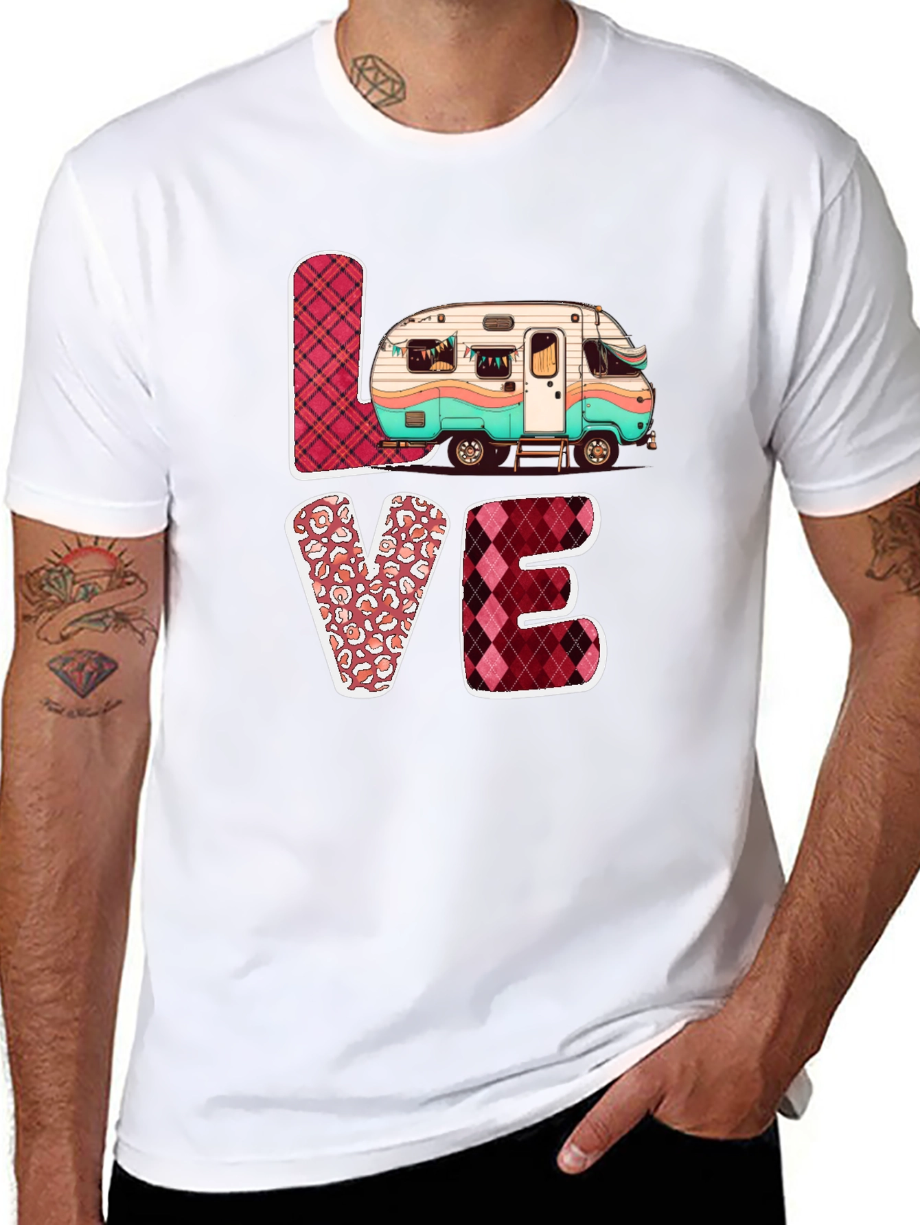 LOVE Camping T-Shirt Cute Camper Tee