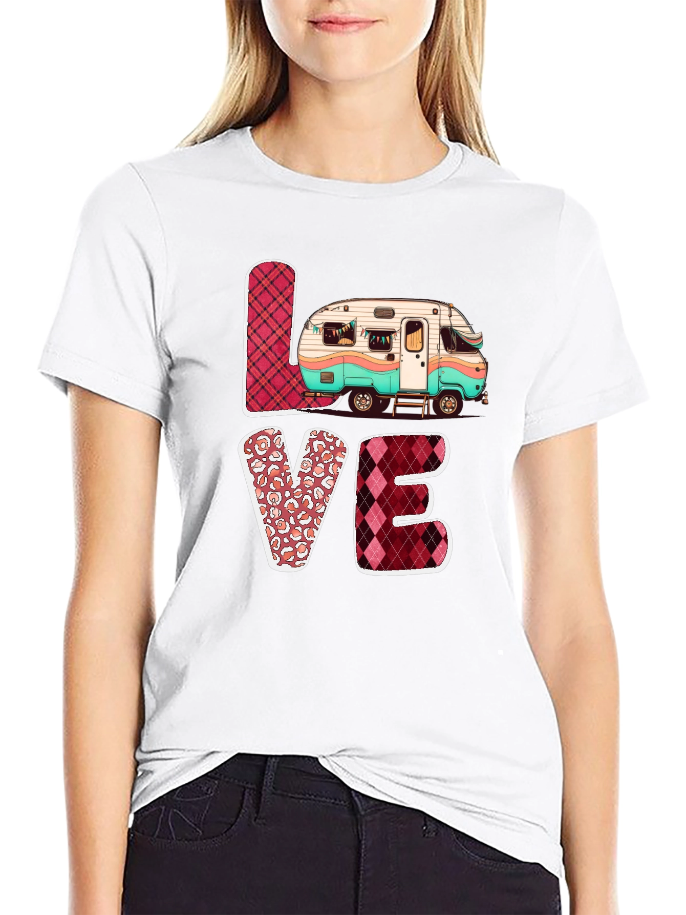 LOVE Camping T-Shirt Cute Camper Tee