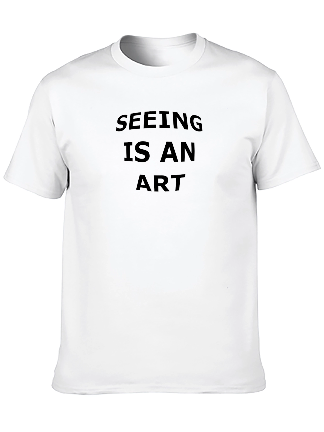 Seeing Is An Art - Mens Black T-Shirt