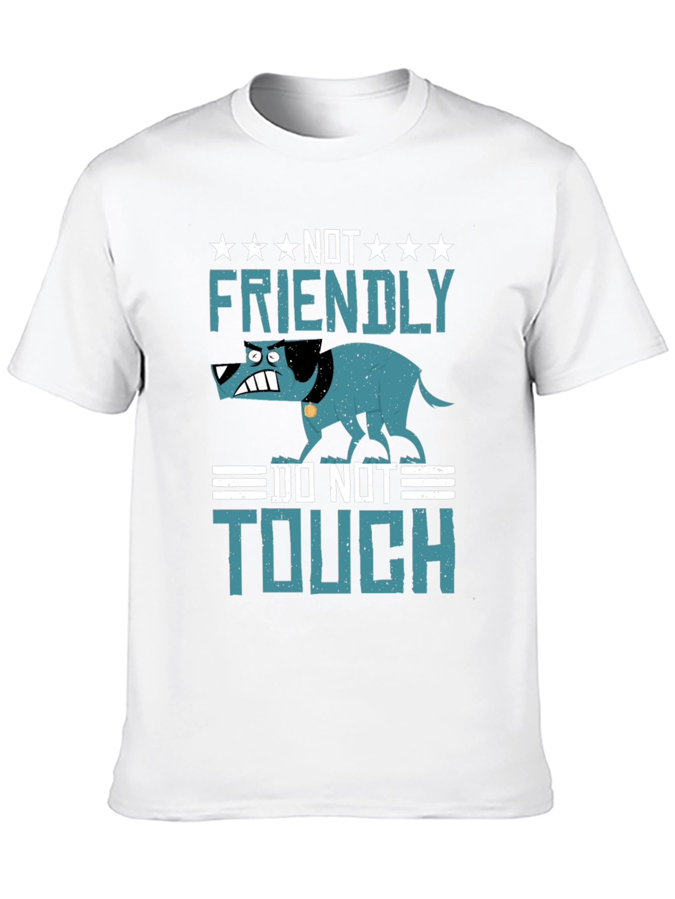 Not Friendly Dog Graphic T-Shirt