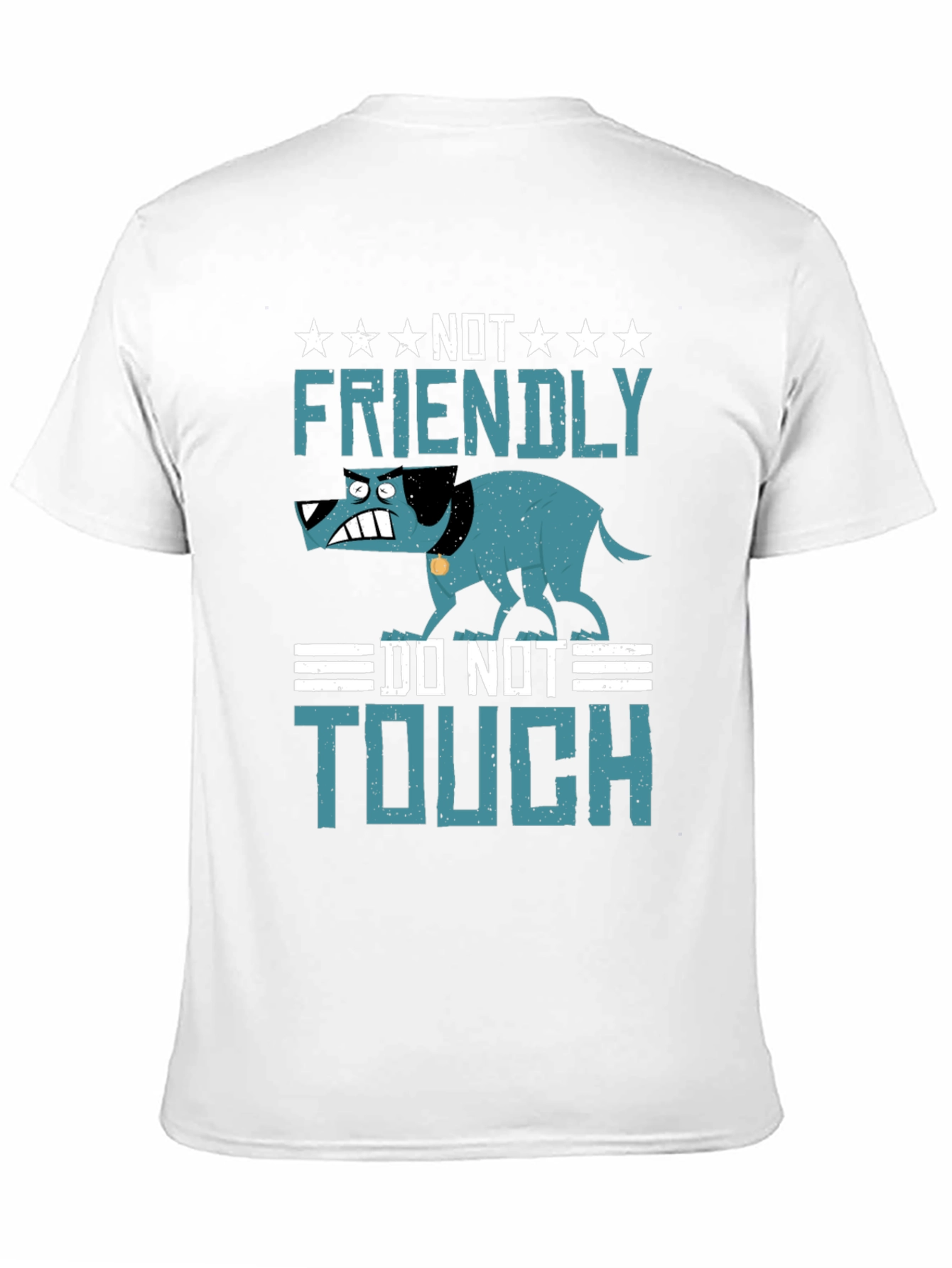 Not Friendly Dog Graphic T-Shirt