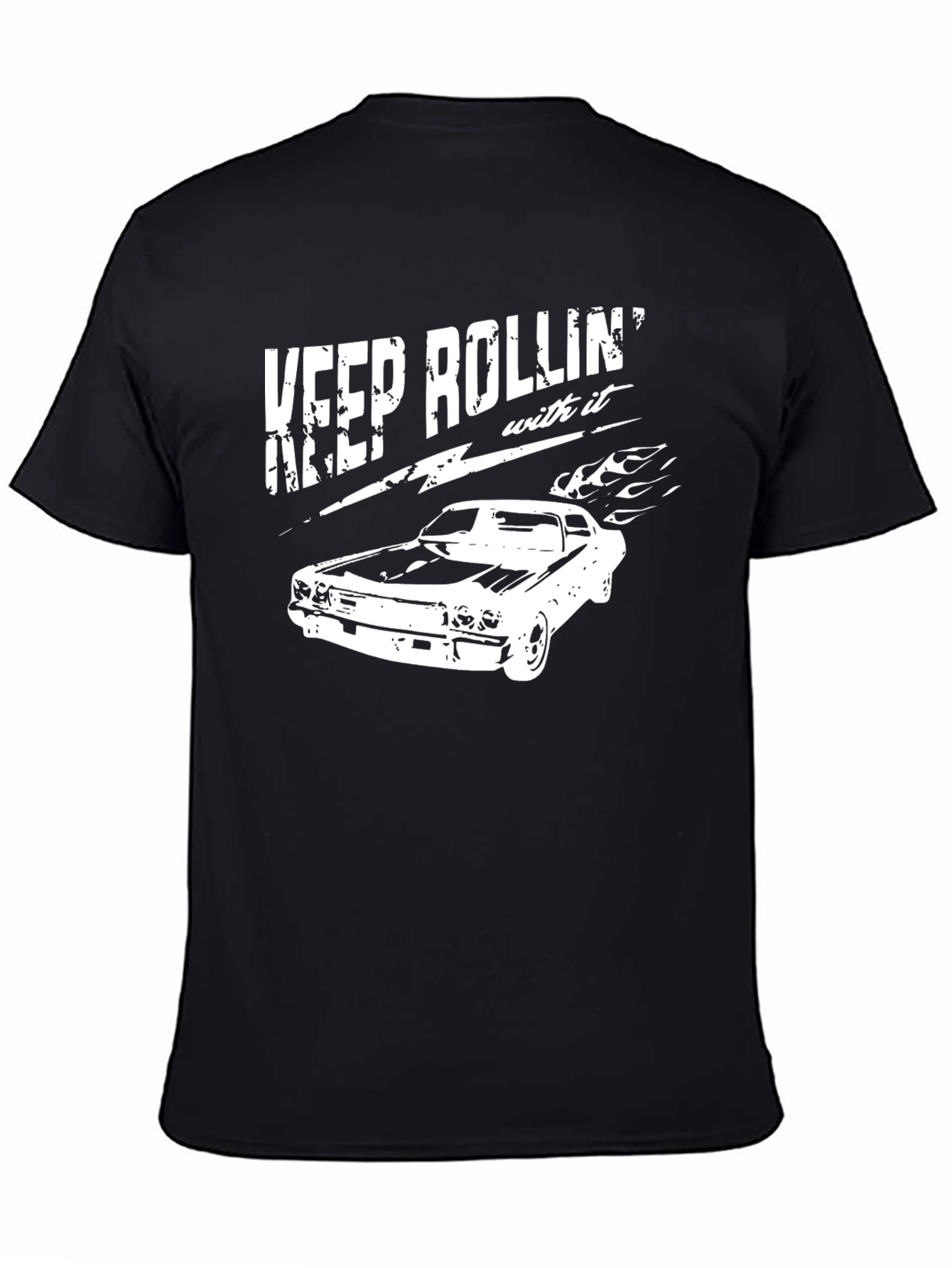 Keep Rolling Classic Car Graphic T-Shirt