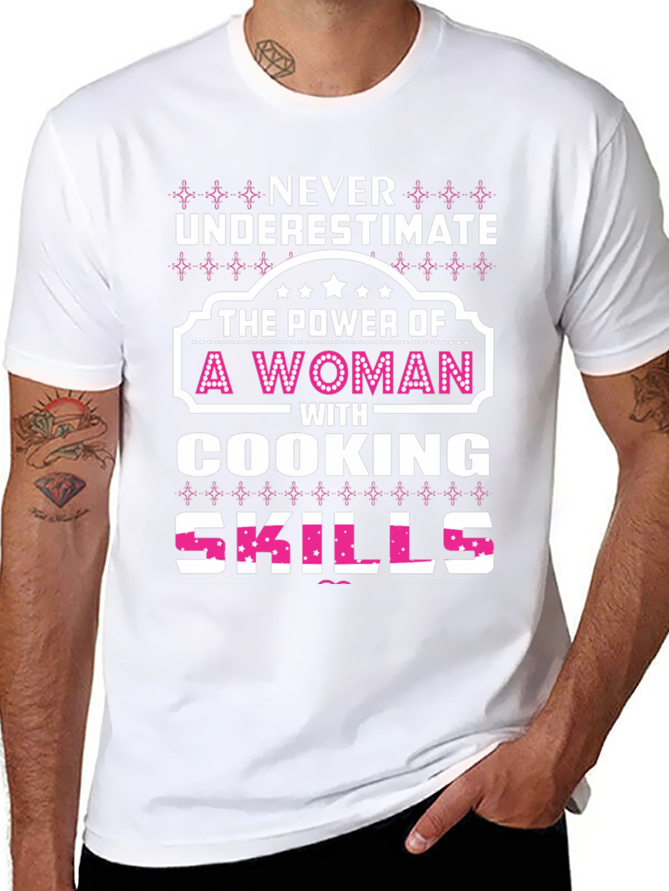 Never Underestimate Cooking Skills T-Shirt